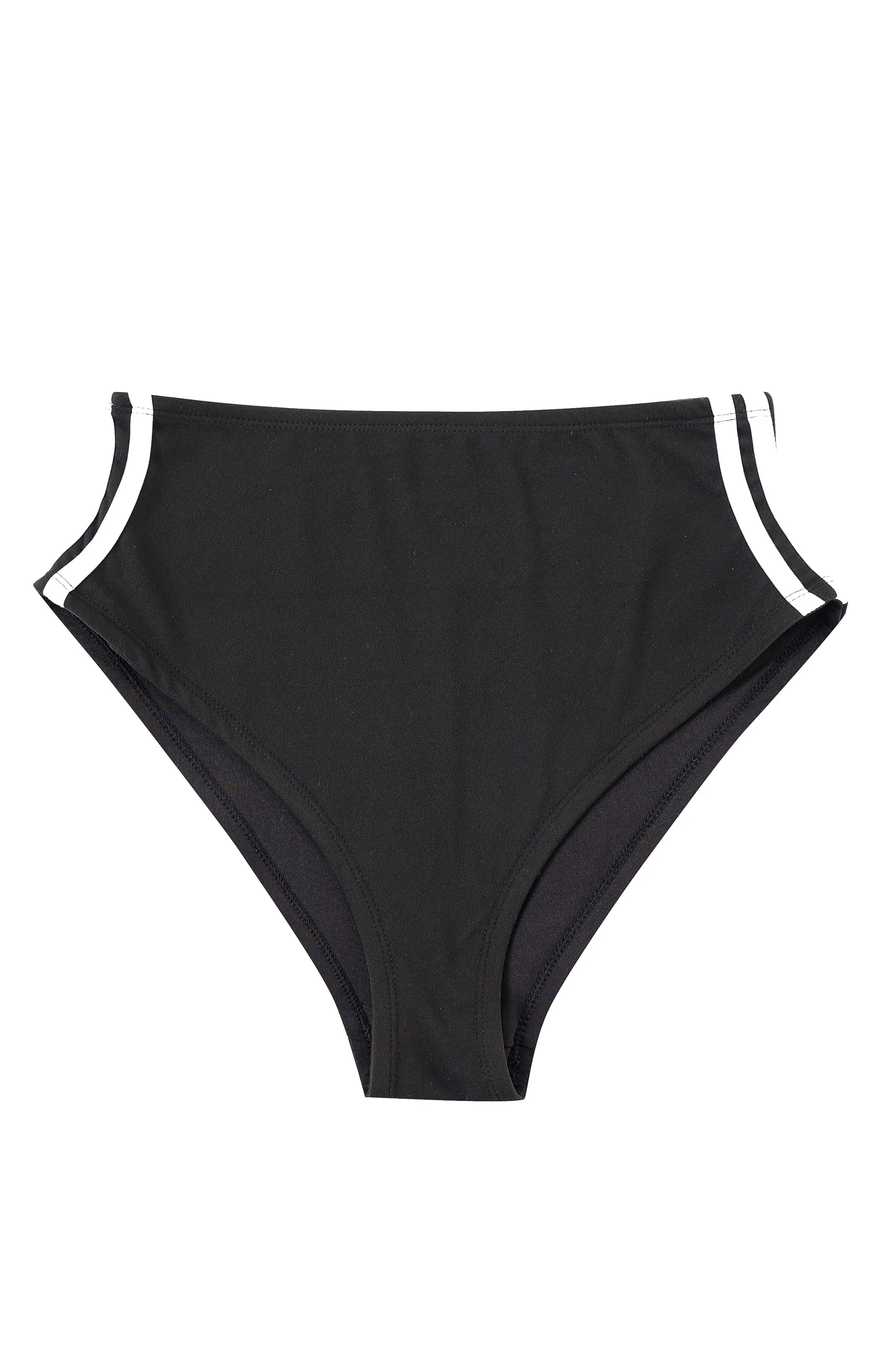 DARK GRAY Sporty Spice High Waist Bikini Bottom sold by Fashion Brand Company