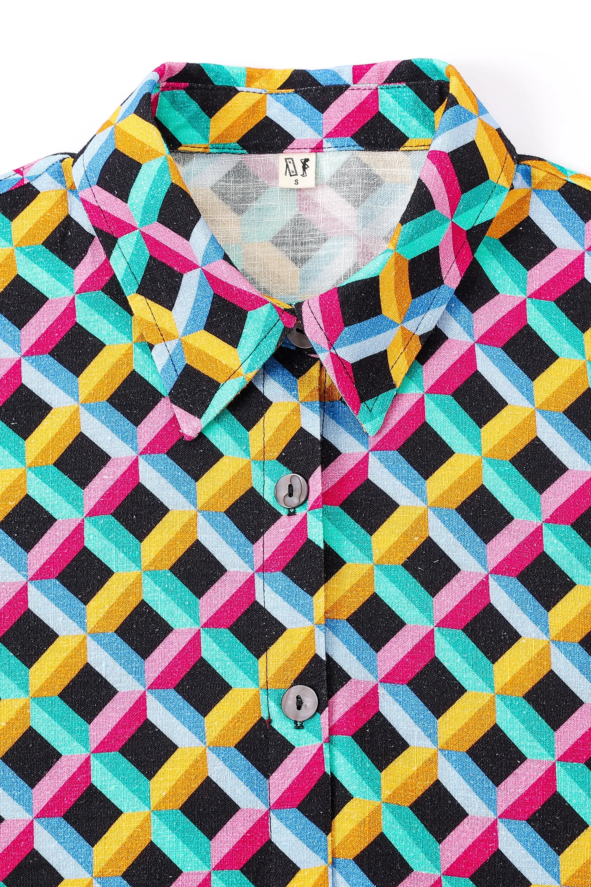 1 left - Long Sleeve Soft Linen Fantasy Blouse Screensaver sold by Fashion Brand Company product image thumbnail 4