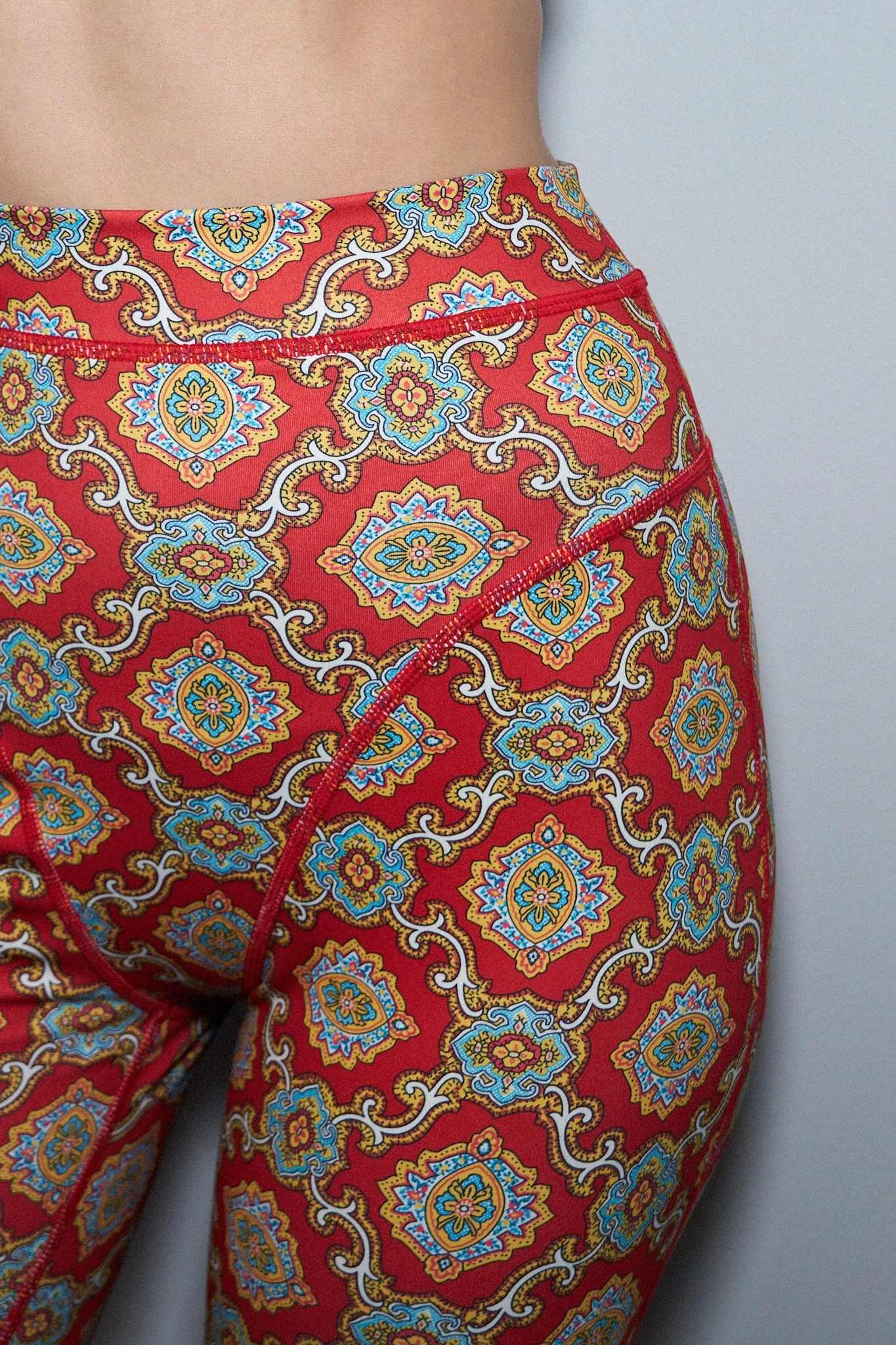 5 left - Fancy Red Couch Thong Yoga Leggings sold by Fashion Brand Company product image thumbnail 4