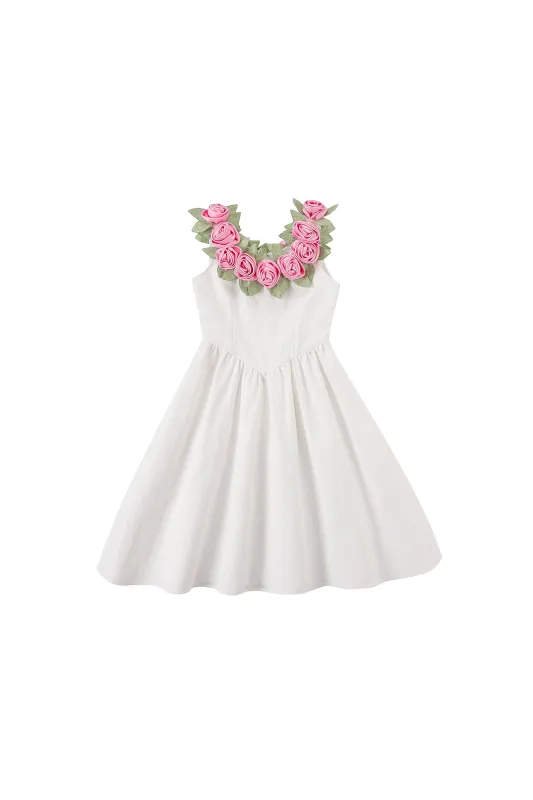 Kid's Fantasia Gown Pink/White sold by Fashion Brand Company
