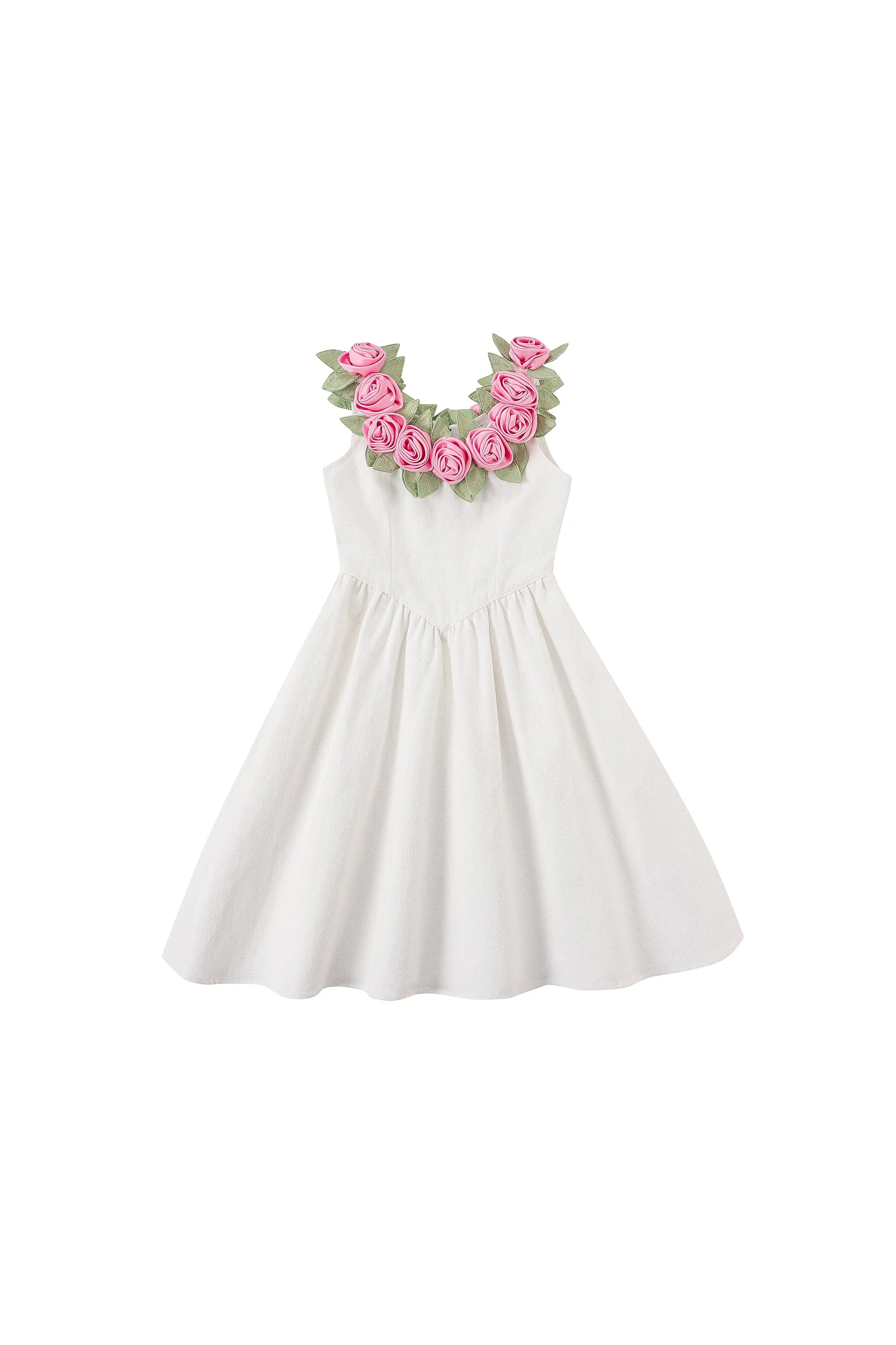 Kid's Fantasia Gown Pink/White sold by Fashion Brand Company