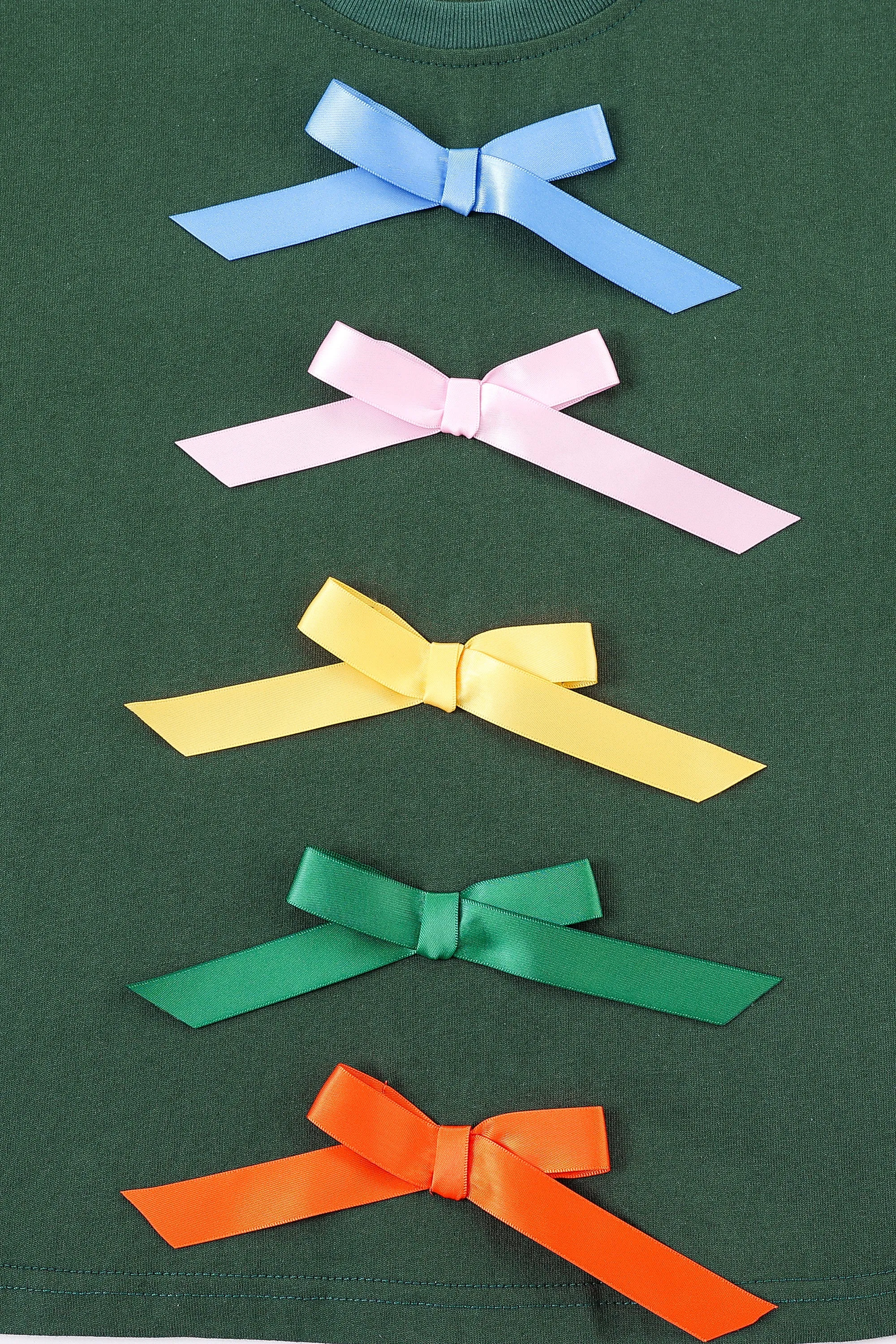 1 left - 5 Bow Green Tommy Tee sold by Fashion Brand Company product image thumbnail 4