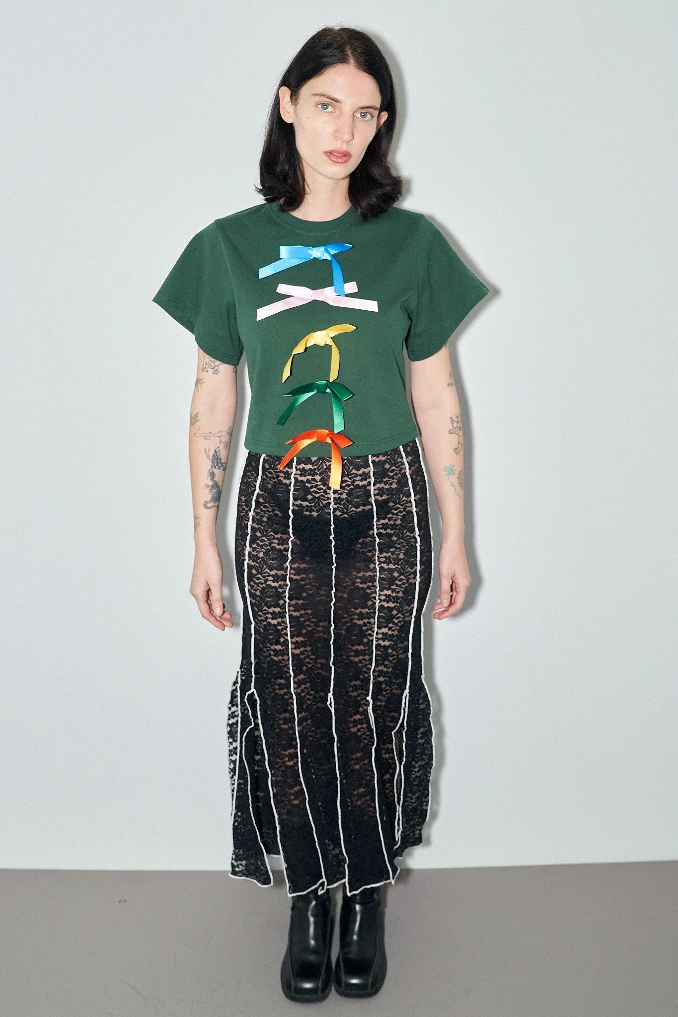 1 left - 5 Bow Green Tommy Tee sold by Fashion Brand Company product image thumbnail 3