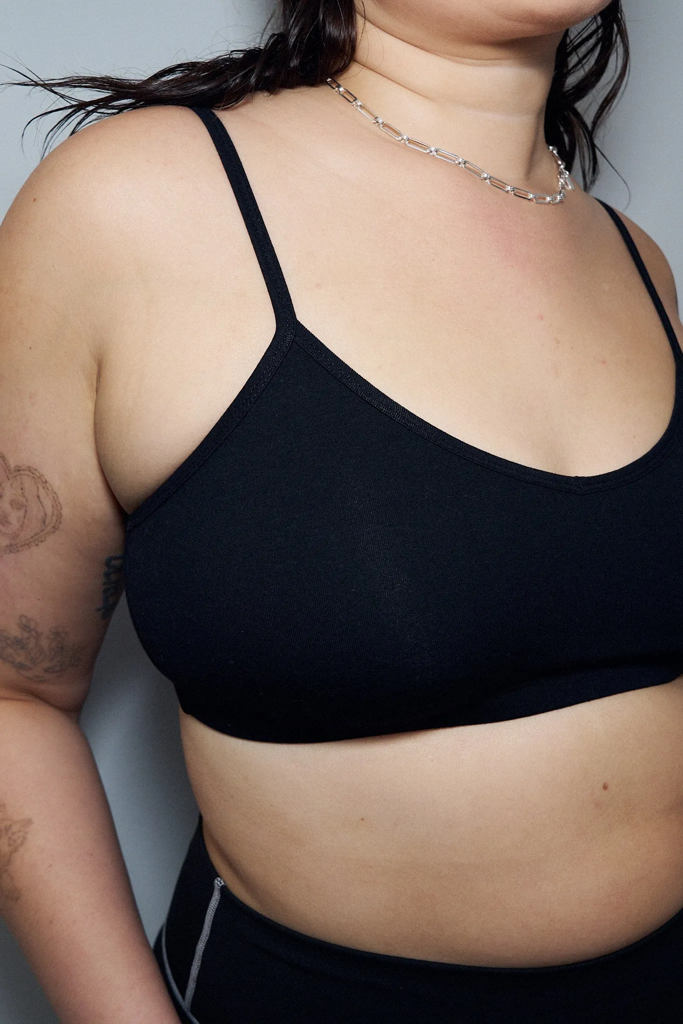 Lounge Cotton Bralette Black sold by Fashion Brand Company product image thumbnail 3