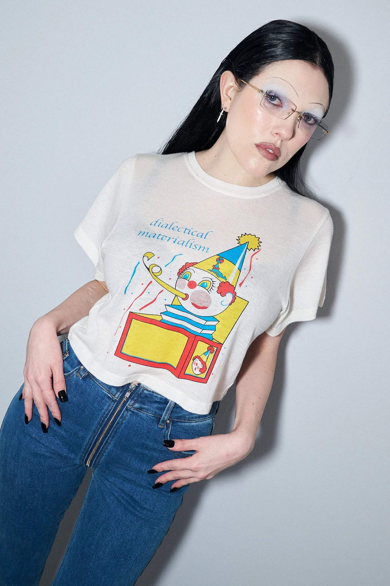 Dialectical Materialism Wool Blend Tommy Tee sold by Fashion Brand Company product image thumbnail 4
