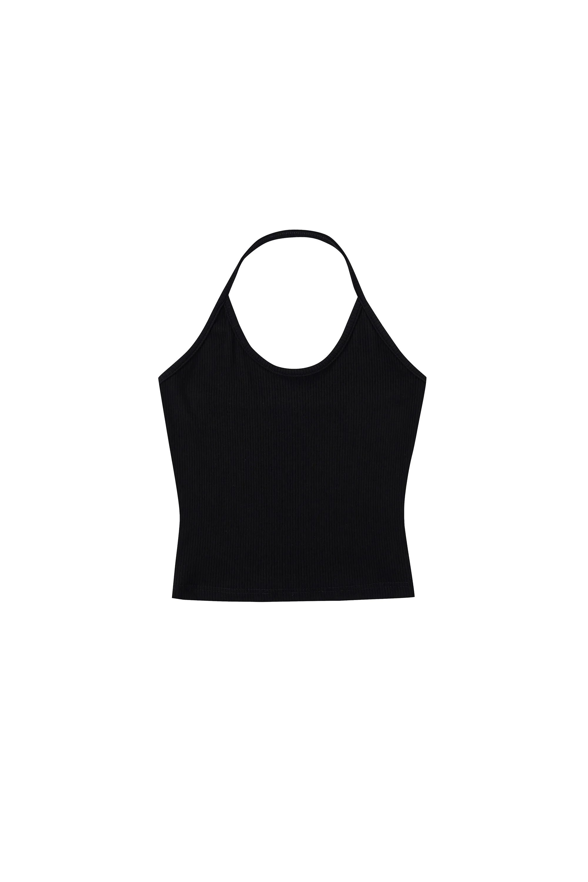 Tencel Rib Halter Top sold by Fashion Brand Company product image thumbnail 2