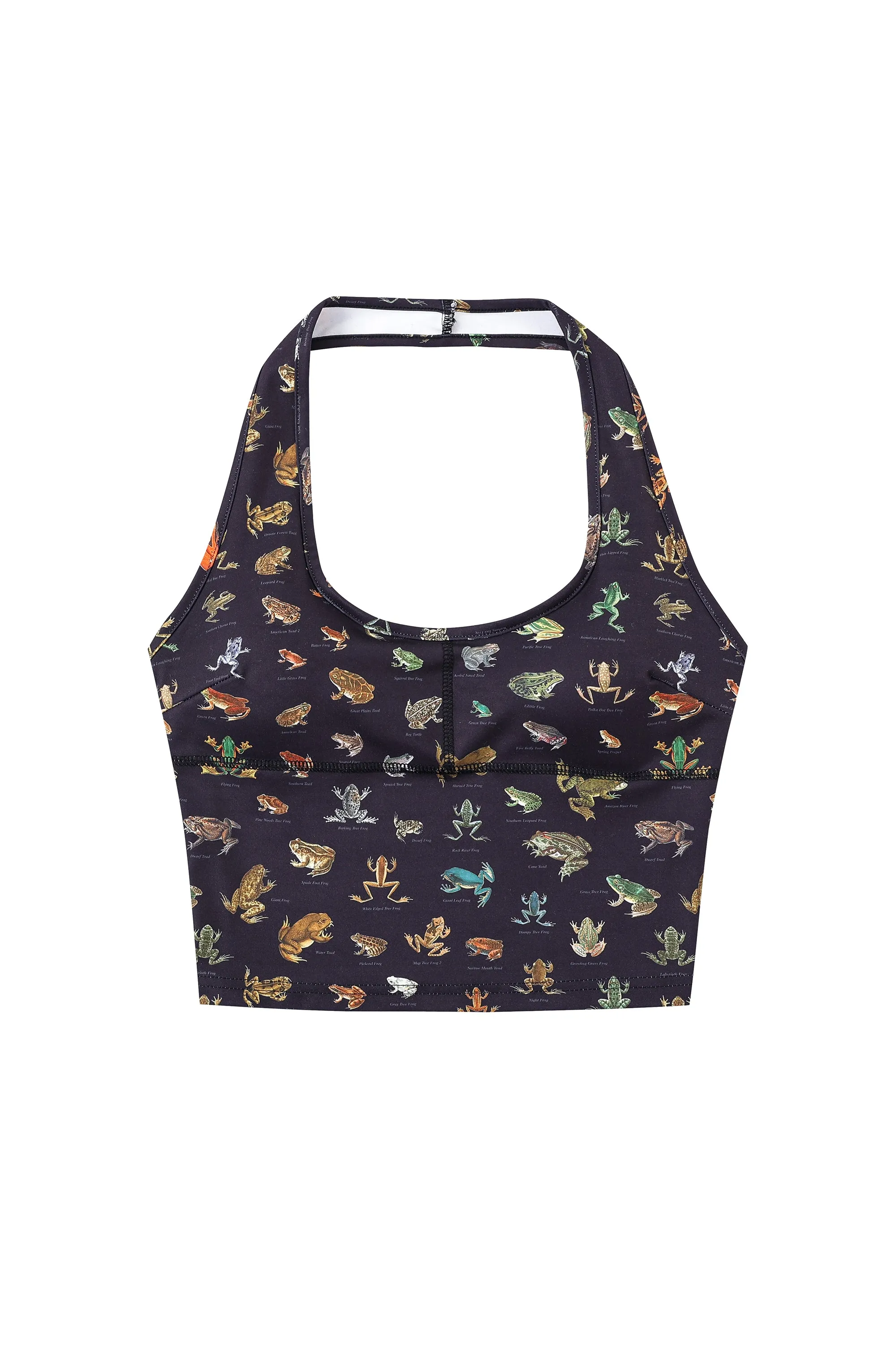 Yoga Halter Top Favorite Frogs sold by Fashion Brand Company product image thumbnail 3