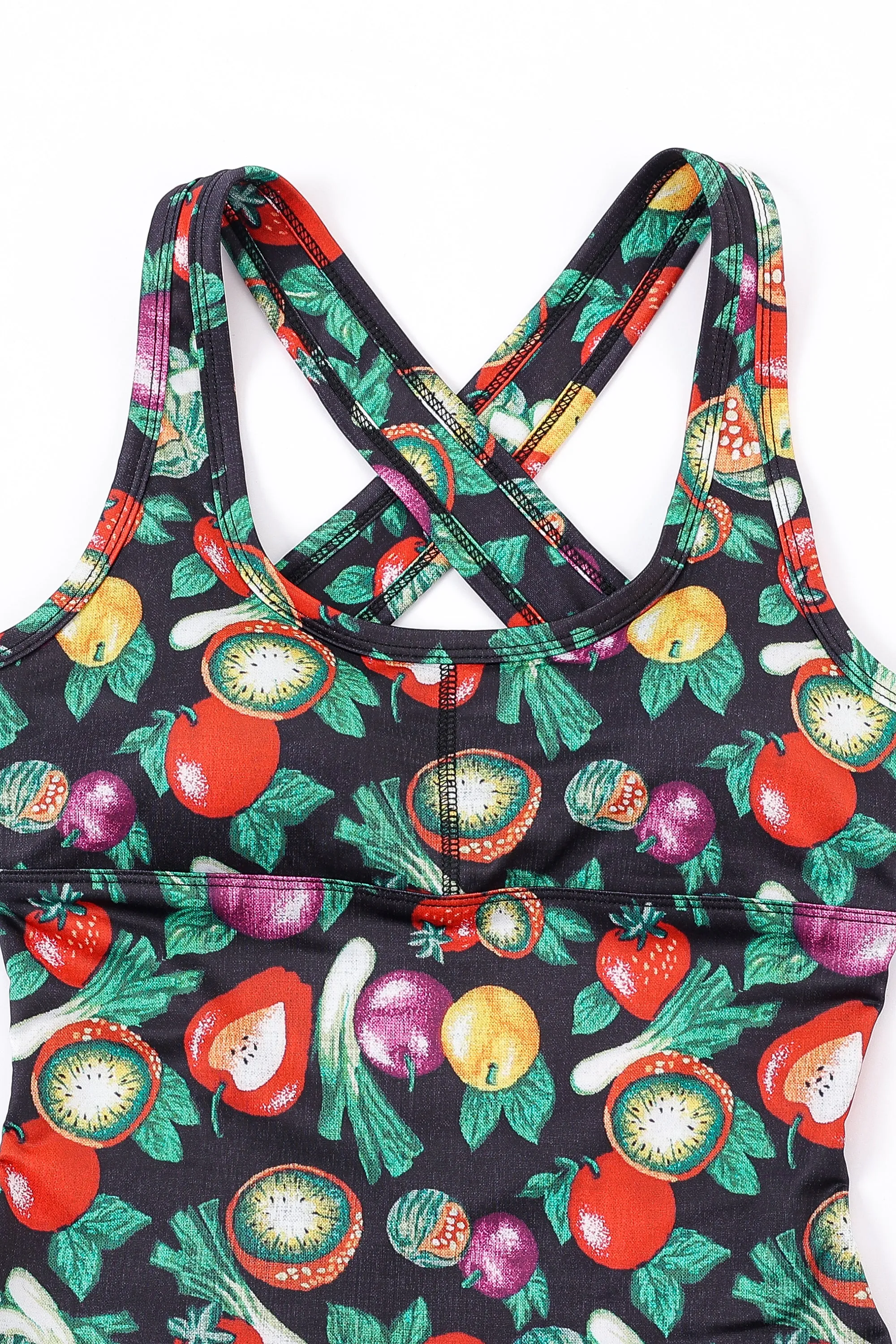 Crossback One Piece Swimsuit Vegetable Medley sold by Fashion Brand Company product image thumbnail 2