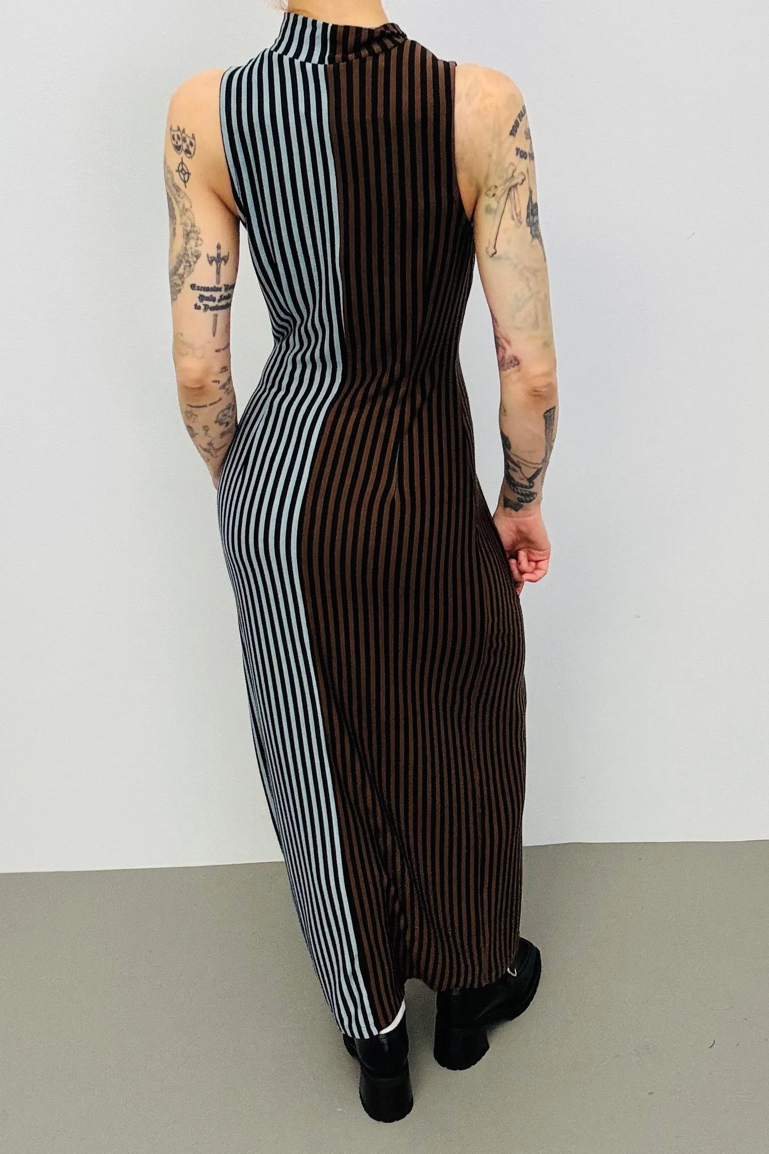 SAMPLE #265 - S 2Toned DNA Maxi Dress sold by Fashion Brand Company product image thumbnail 3