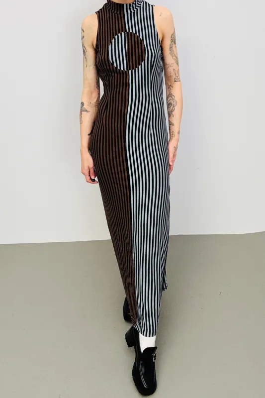 SAMPLE #265 - S 2Toned DNA Maxi Dress made by Fashion Brand Company