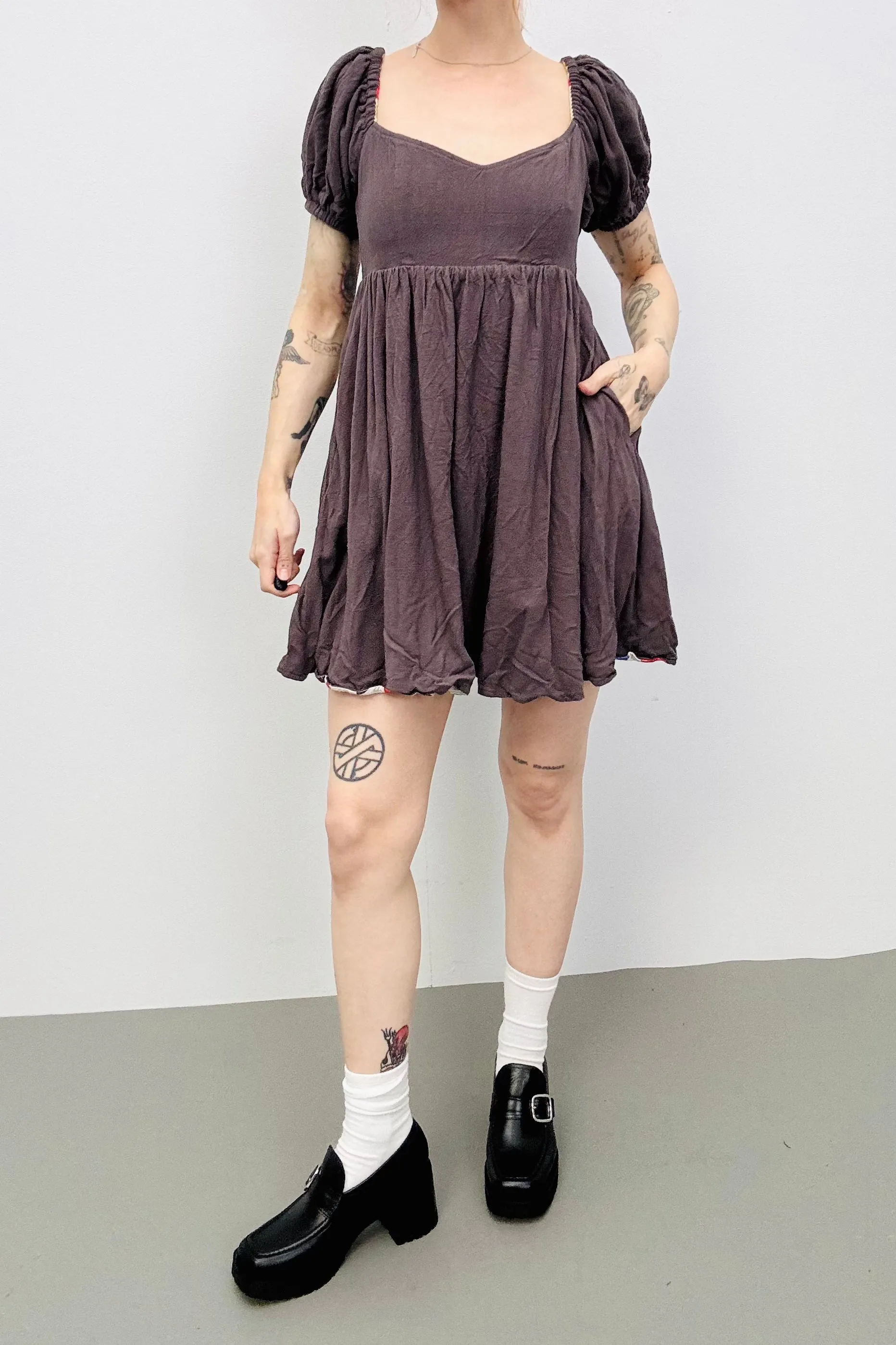 SAMPLE #259 - S Reversible Clown/Grey Mini Dress sold by Fashion Brand Company product image thumbnail 2