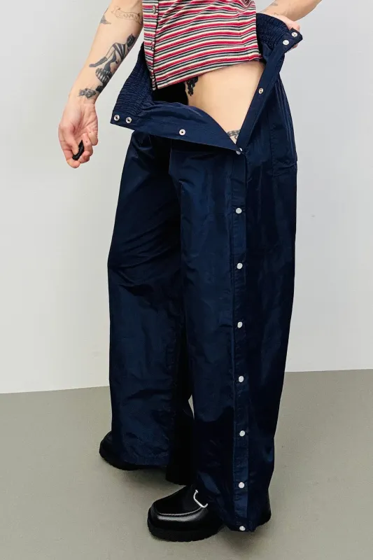 SAMPLE #249 - S/M Navy Windbreaker Sport Pants sold by Fashion Brand Company