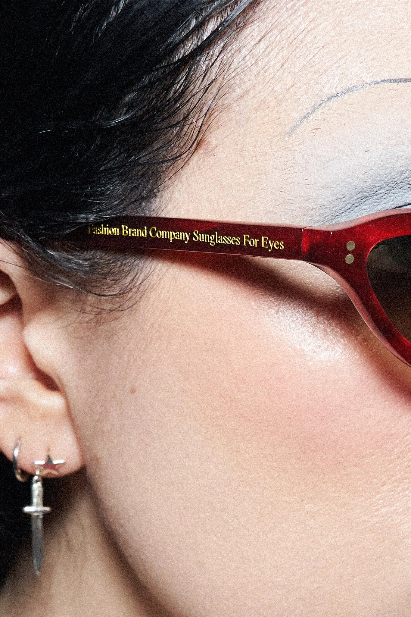 The Boop Sunglasses Red sold by Fashion Brand Company product image thumbnail 2