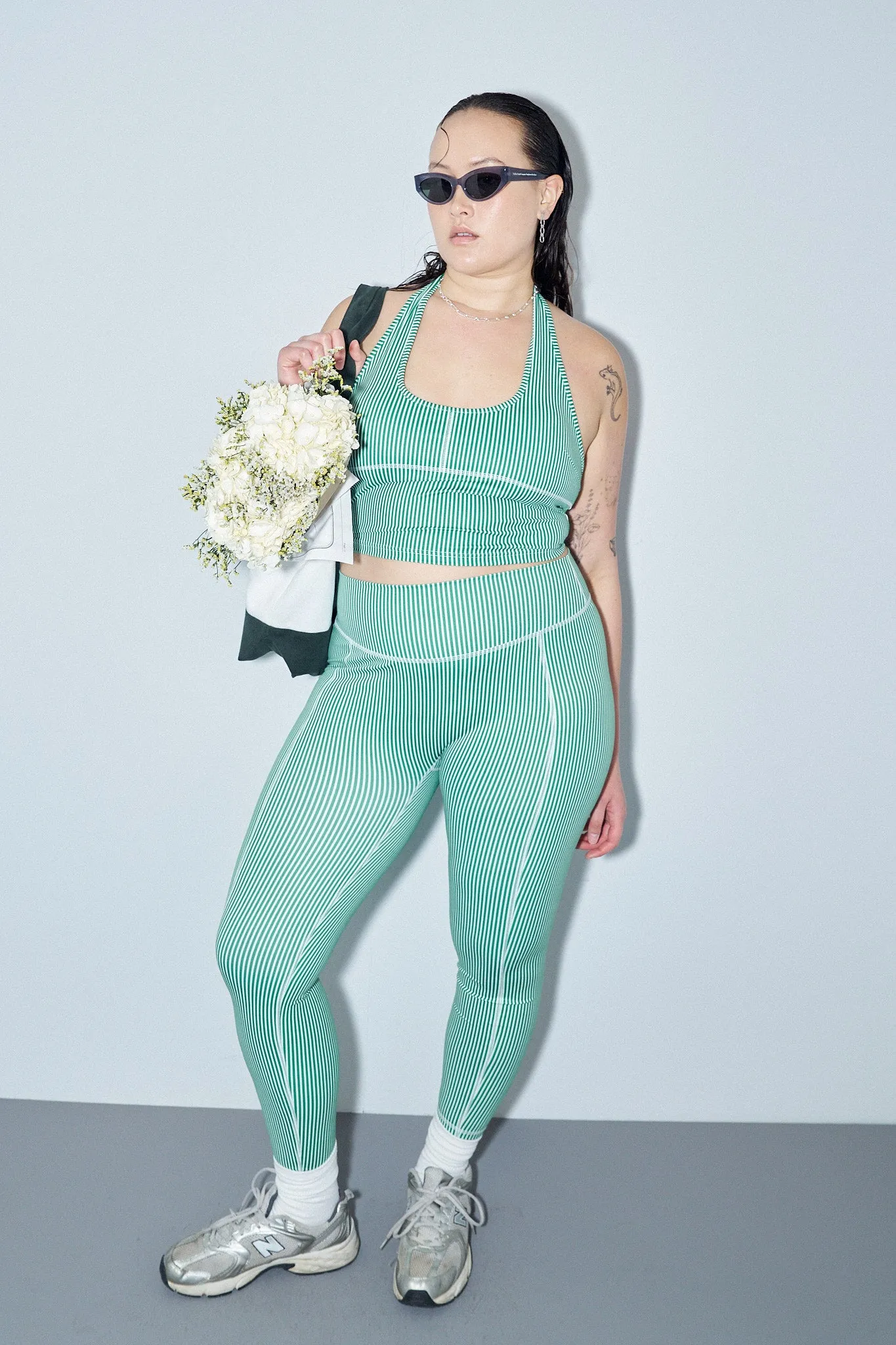 1 left - Tennis Stripe Yoga Leggings sold by Fashion Brand Company