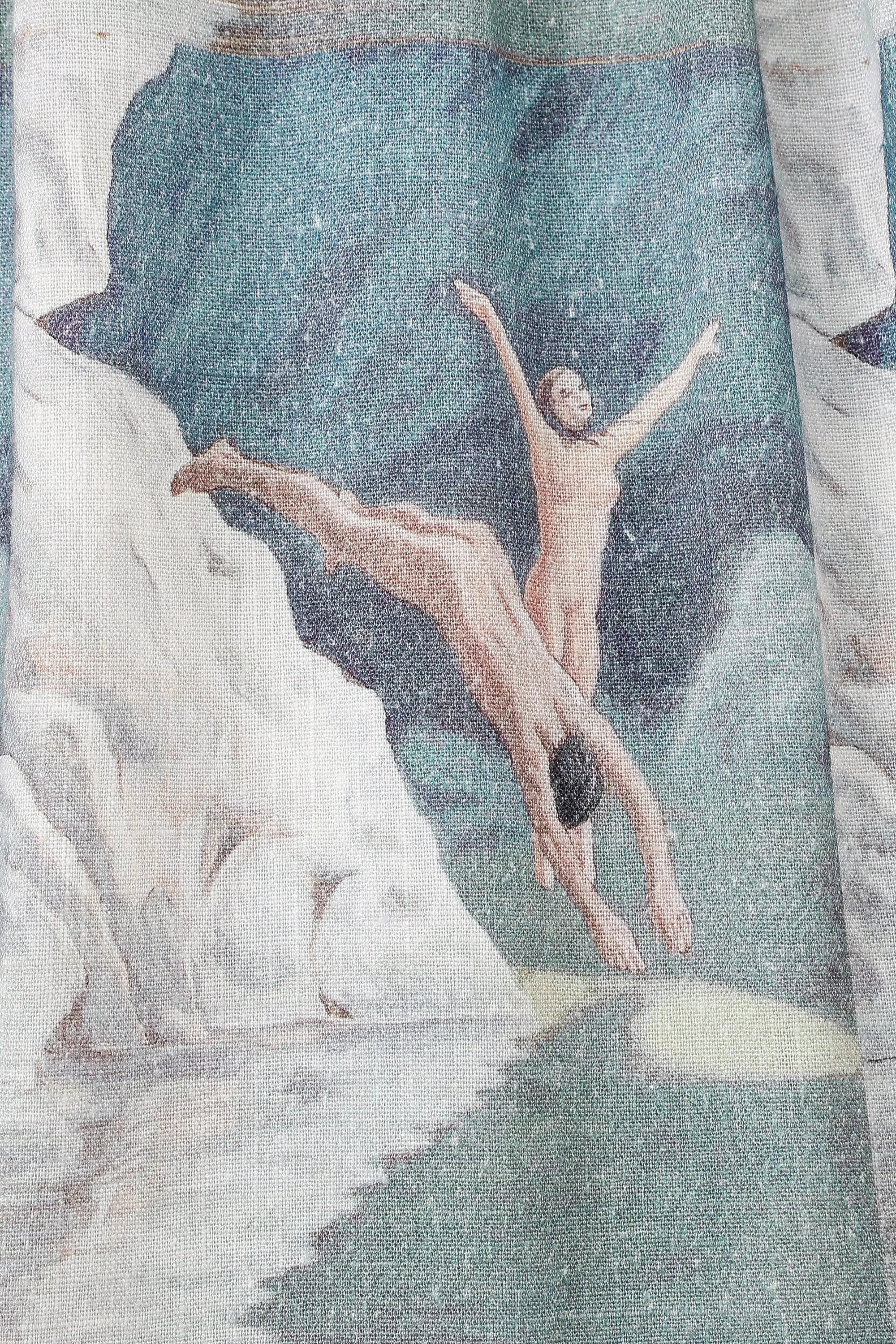 2 left - Park Skirt Soft Linen Nude Divers sold by Fashion Brand Company product image thumbnail 2