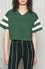 Crop Football T-Shirt Green sold by Fashion Brand Company