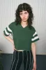 Crop Football T-Shirt Green sold by Fashion Brand Company