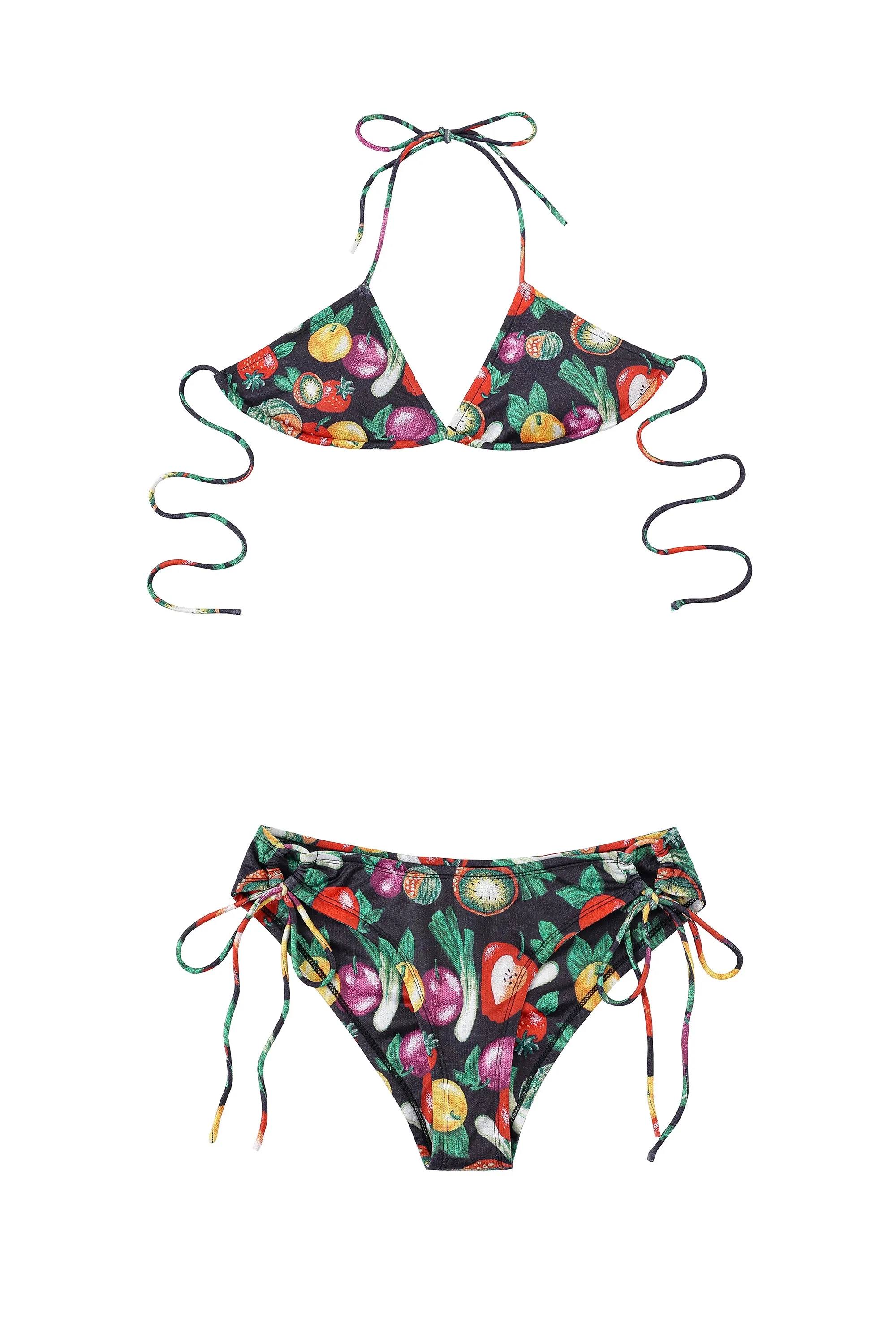 2 left - String Bikini Set Vegetable Medley sold by Fashion Brand Company