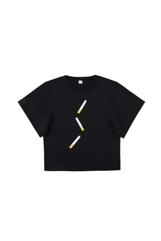 Cigarettes Wool Blend Tommy Tee made by Fashion Brand Company