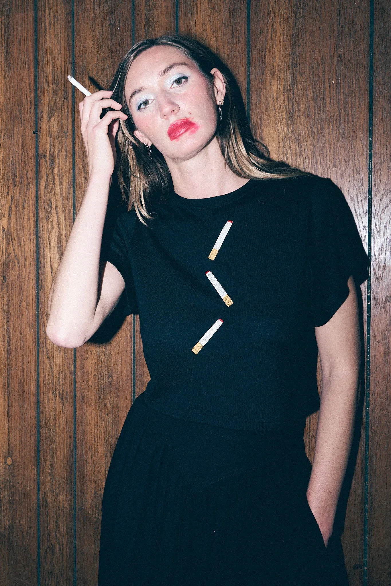 Cigarettes Wool Blend Tommy Tee sold by Fashion Brand Company product image thumbnail 3