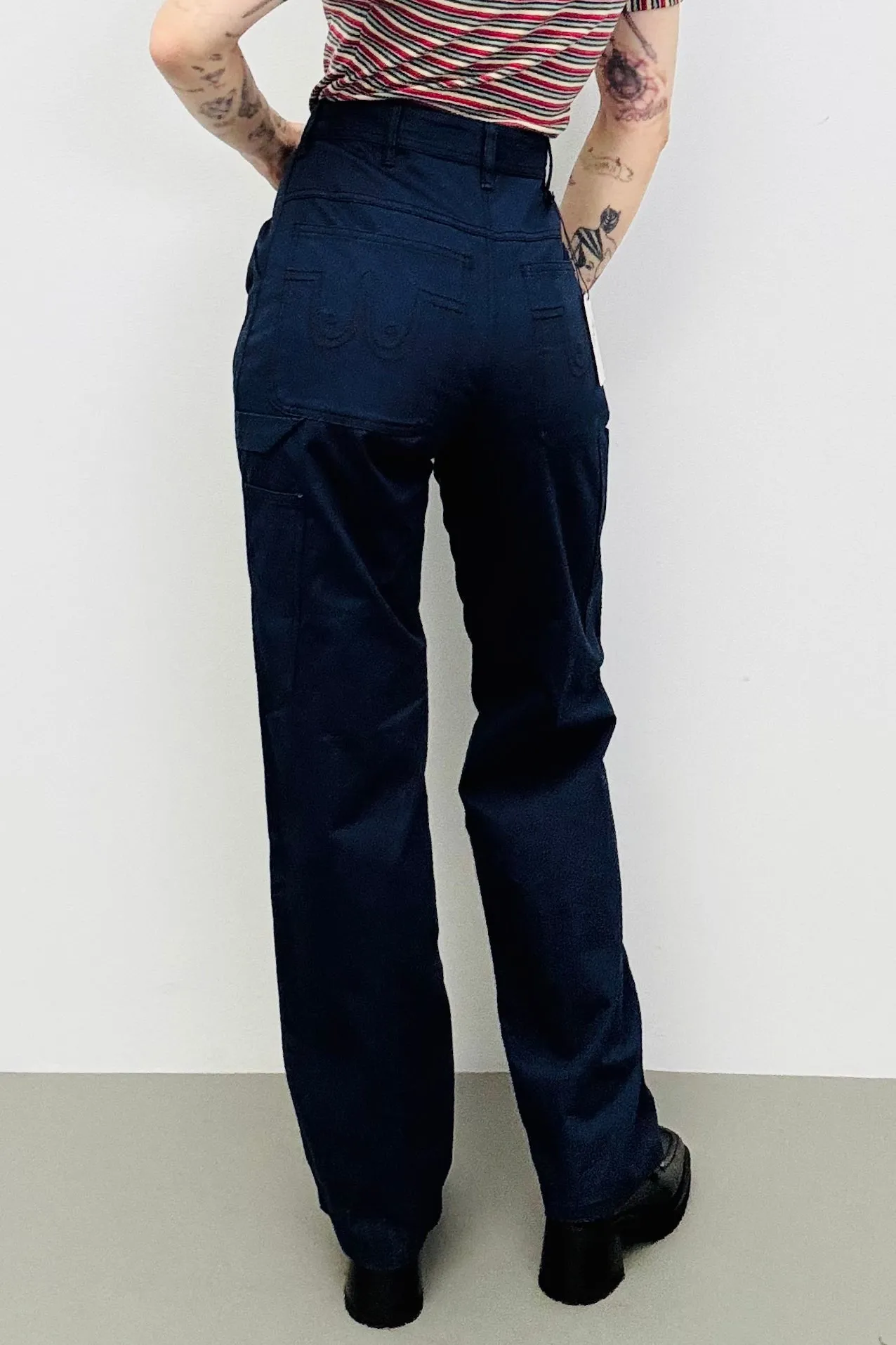 SAMPLE #246 - M Navy Canvas Pants sold by Fashion Brand Company product image thumbnail 2