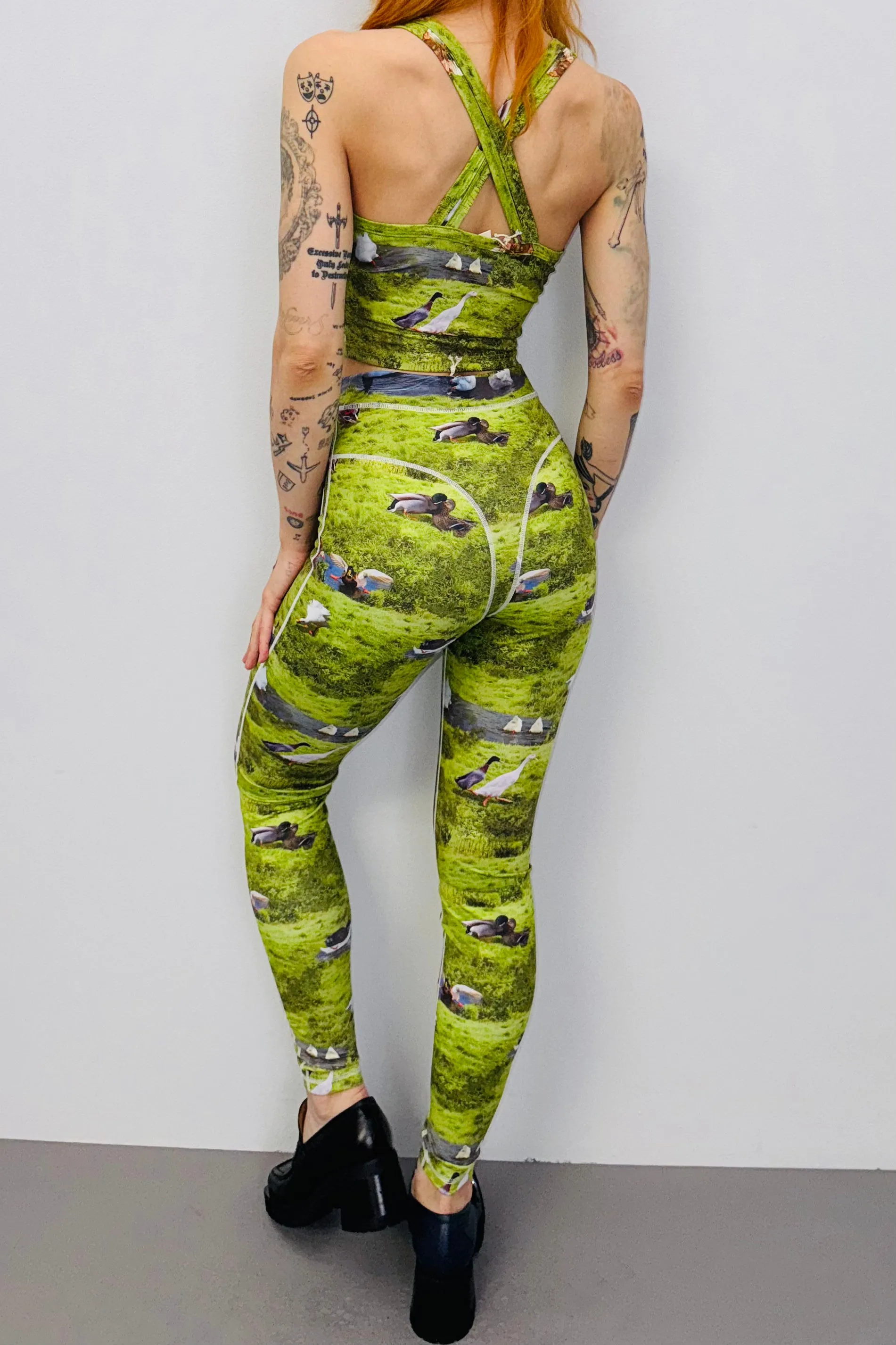SAMPLE #441 - S Ducks Thong Leggings sold by Fashion Brand Company product image thumbnail 2