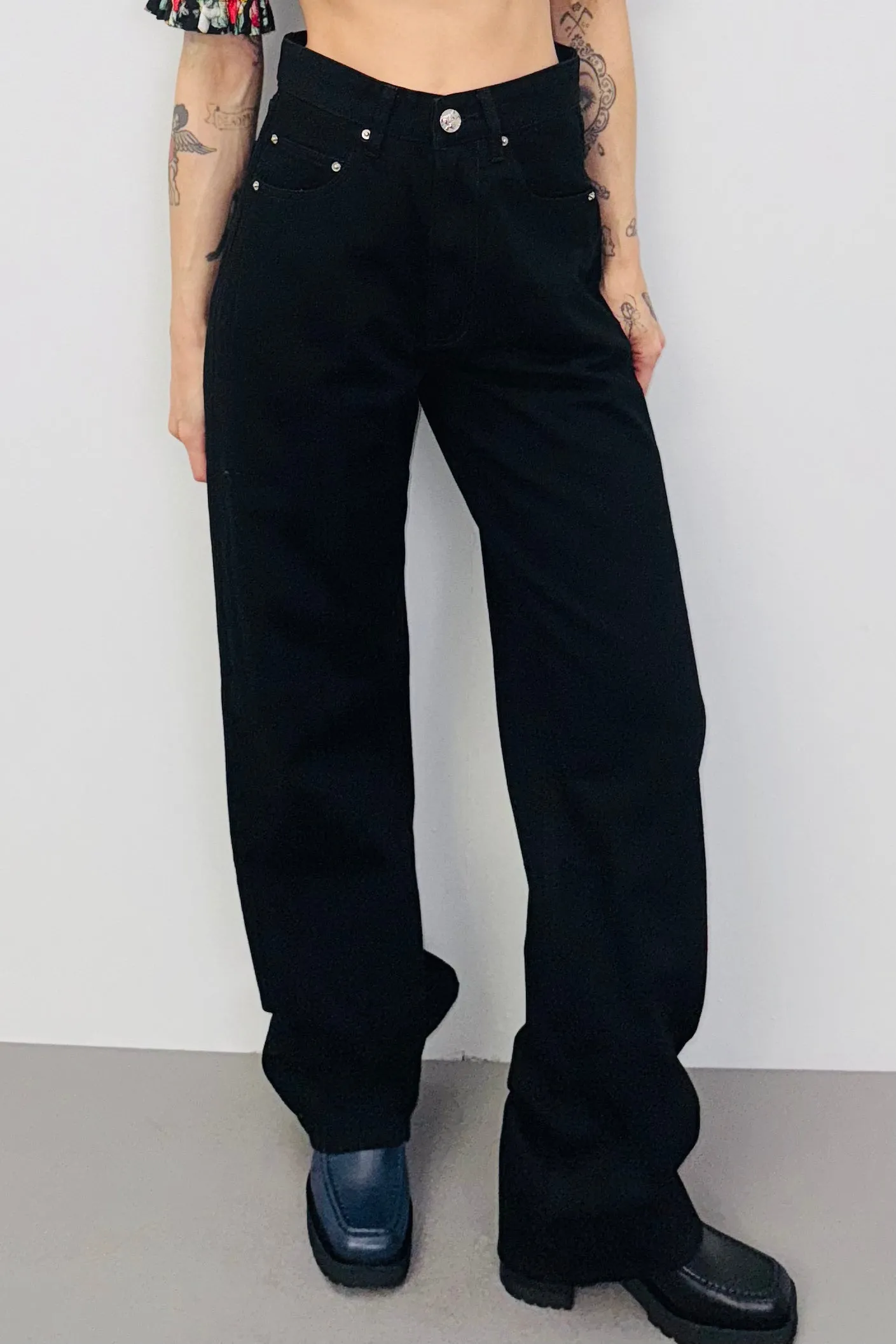 SAMPLE #446 - M Black TALL Jeans sold by Fashion Brand Company