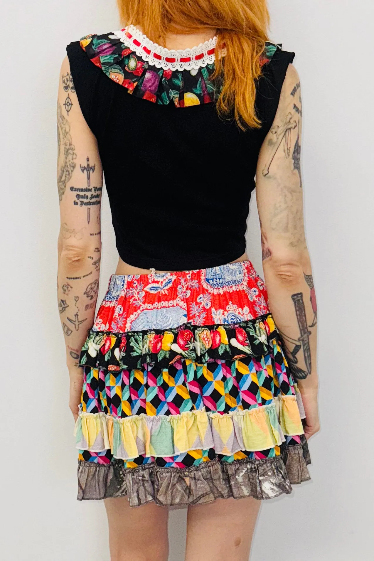 SAMPLE #426 - S Scrap Ruffle Skirt sold by Fashion Brand Company product image thumbnail 2