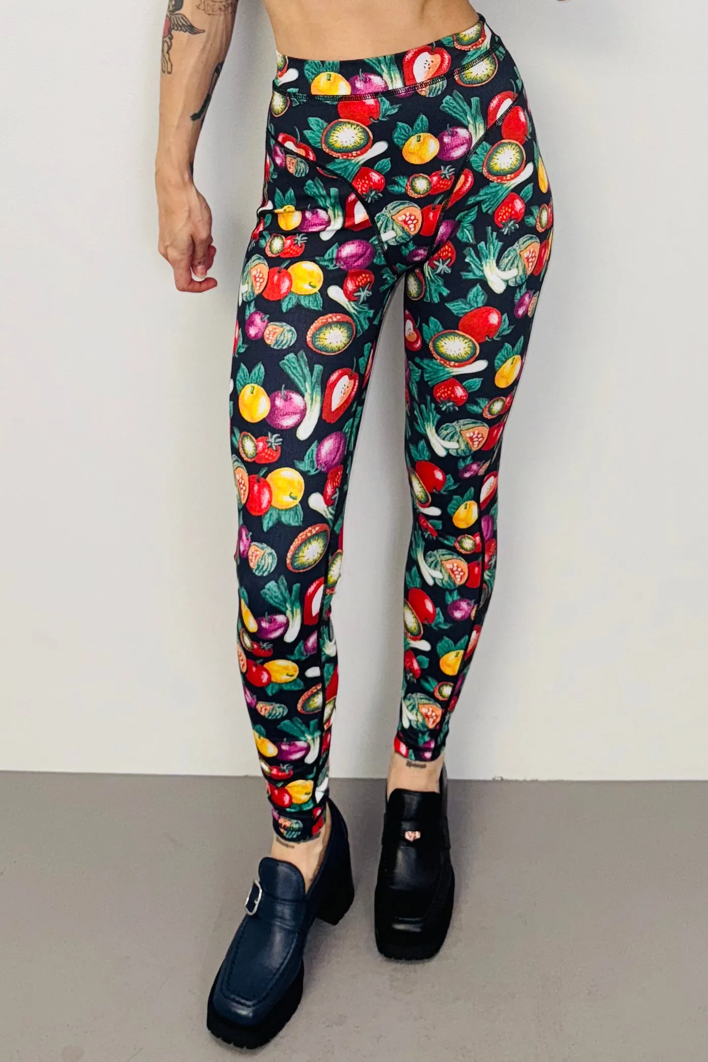 SAMPLE #385 - S Vegetable Medley Thong Leggings sold by Fashion Brand Company