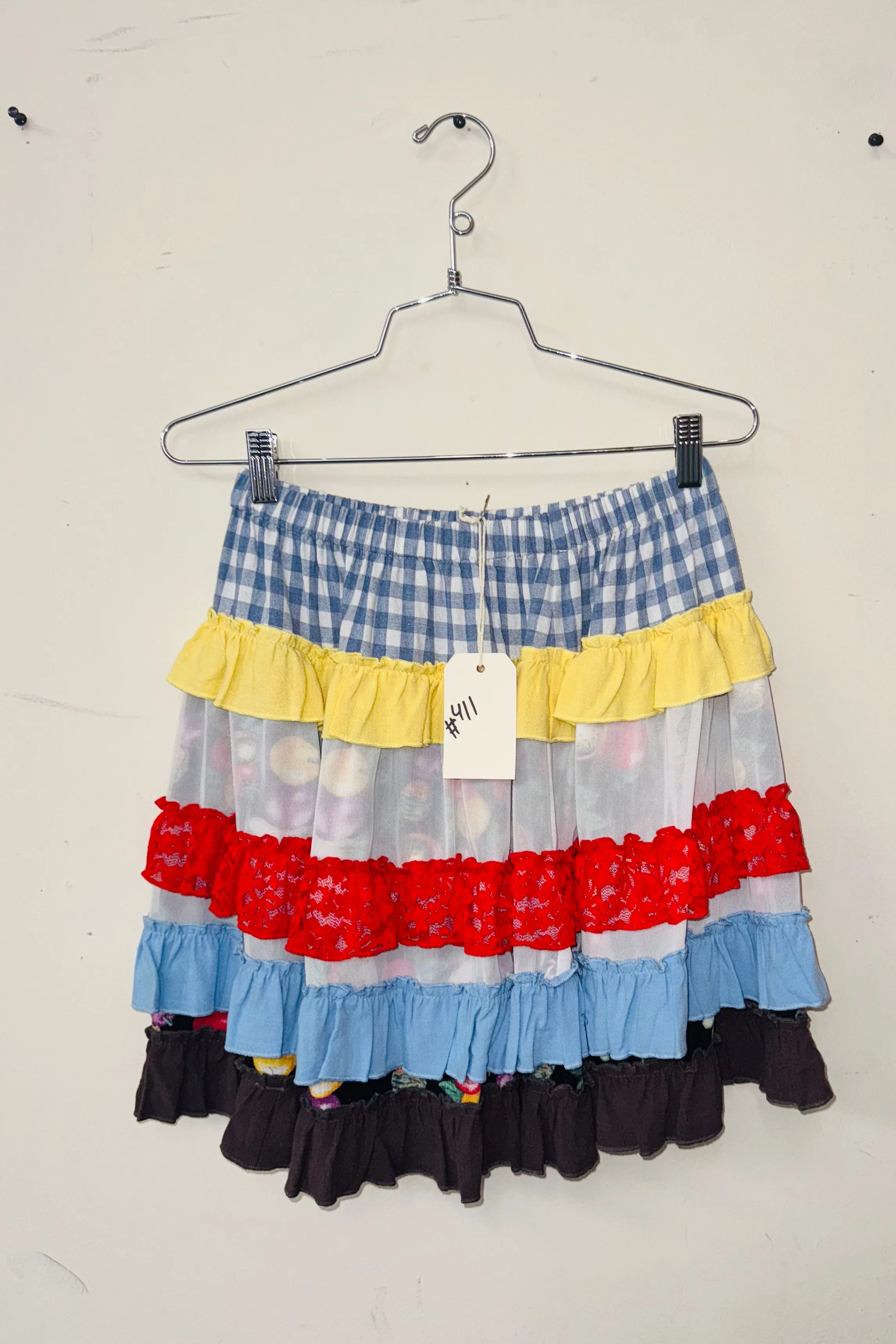 SAMPLE #411 - S Scrap Ruffle Skirt sold by Fashion Brand Company product image thumbnail 2
