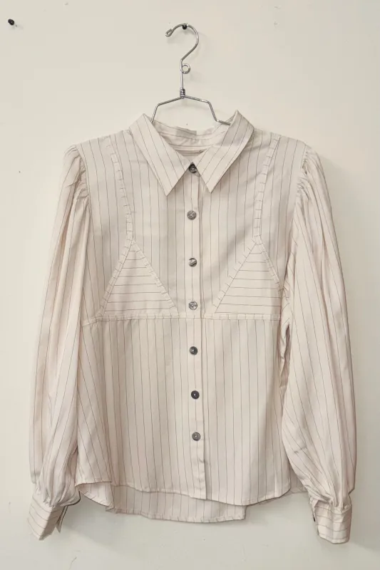 SAMPLE #375 - S Baseball Bikini Bod Button Up sold by Fashion Brand Company