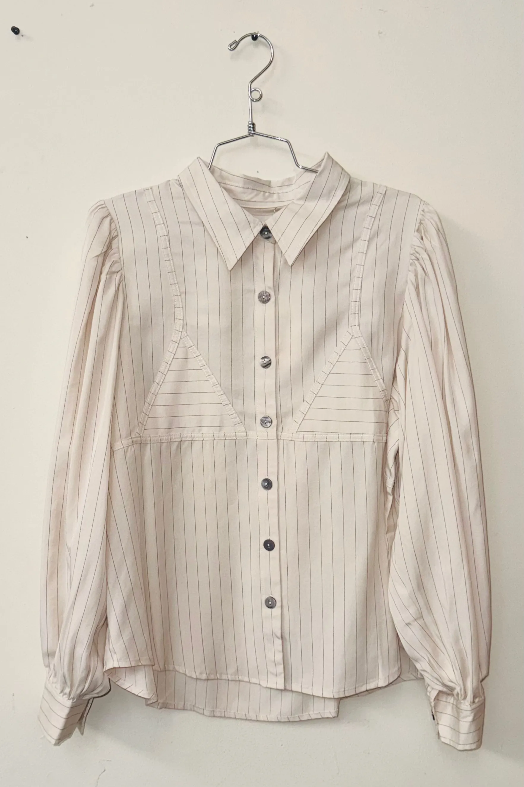 SAMPLE #375 - S Baseball Bikini Bod Button Up sold by Fashion Brand Company