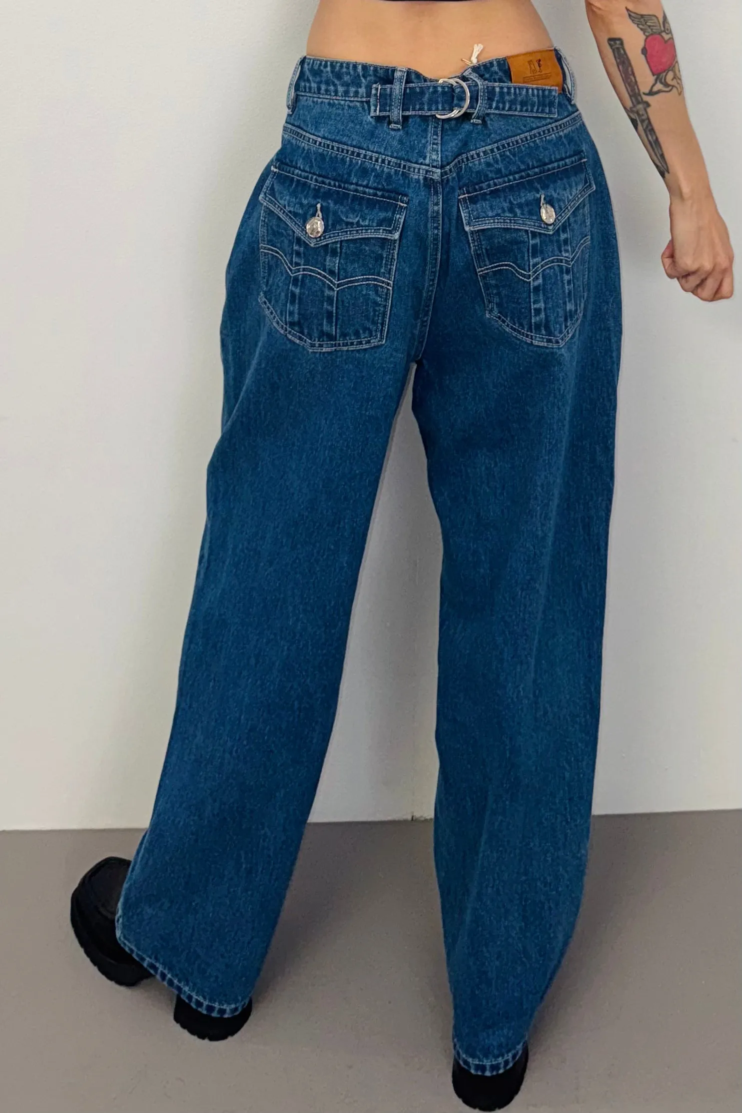 SAMPLE #371 - M Back Buckle Jeans sold by Fashion Brand Company product image thumbnail 2