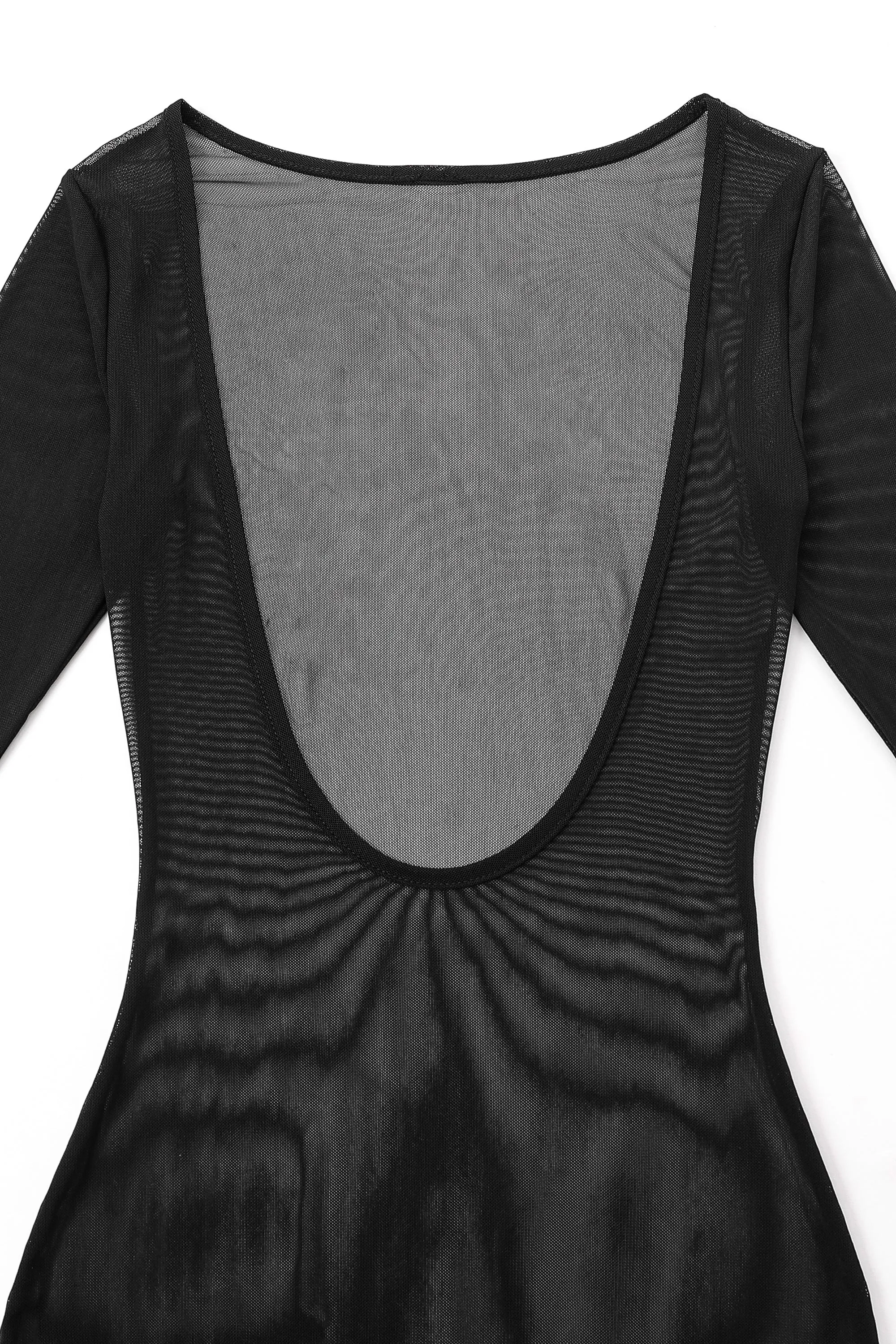 2 left - Reversible Black Mesh Sex Dress sold by Fashion Brand Company product image thumbnail 4