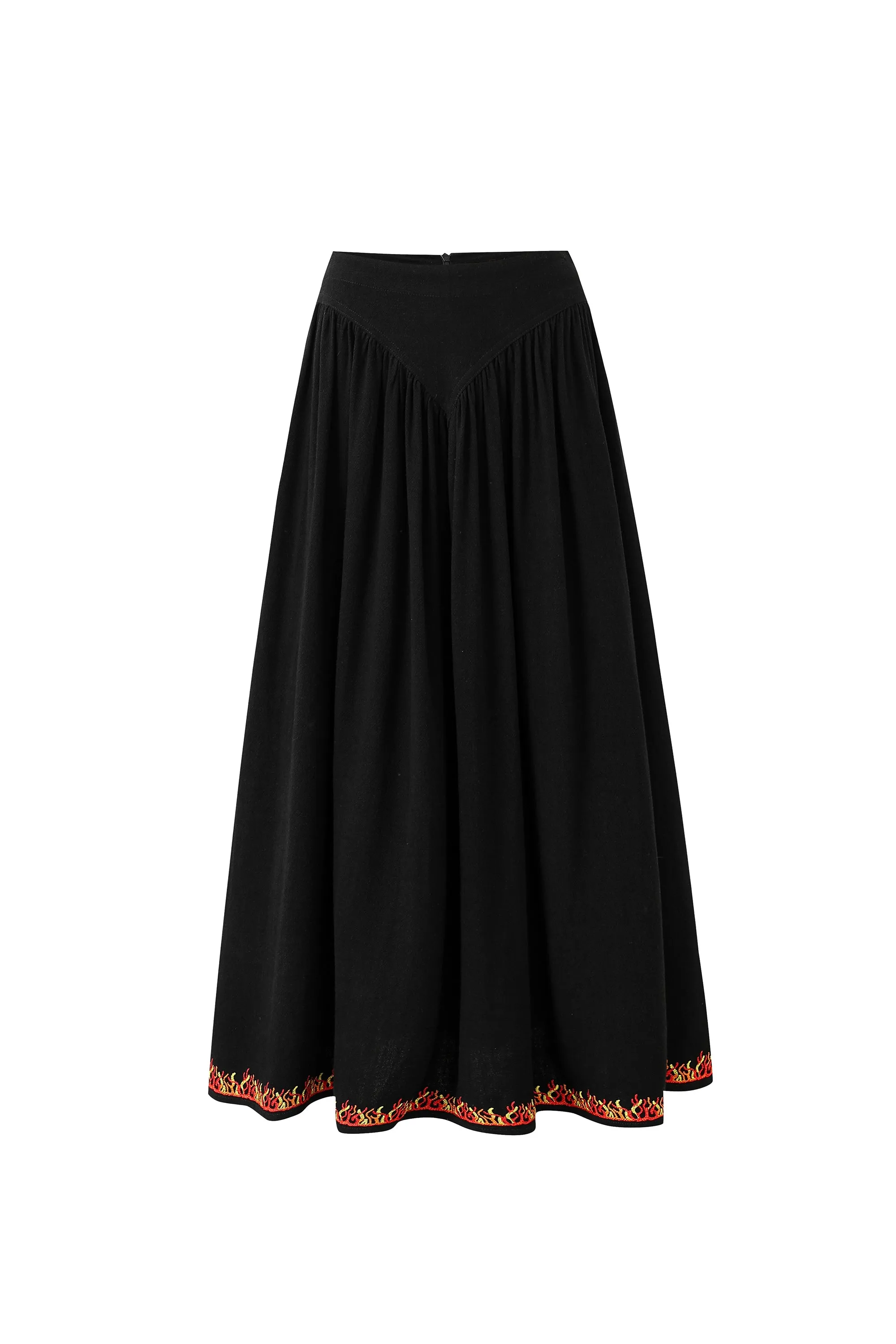 2 left - Park Linen Flaming Skirt Black sold by Fashion Brand Company product image thumbnail 4
