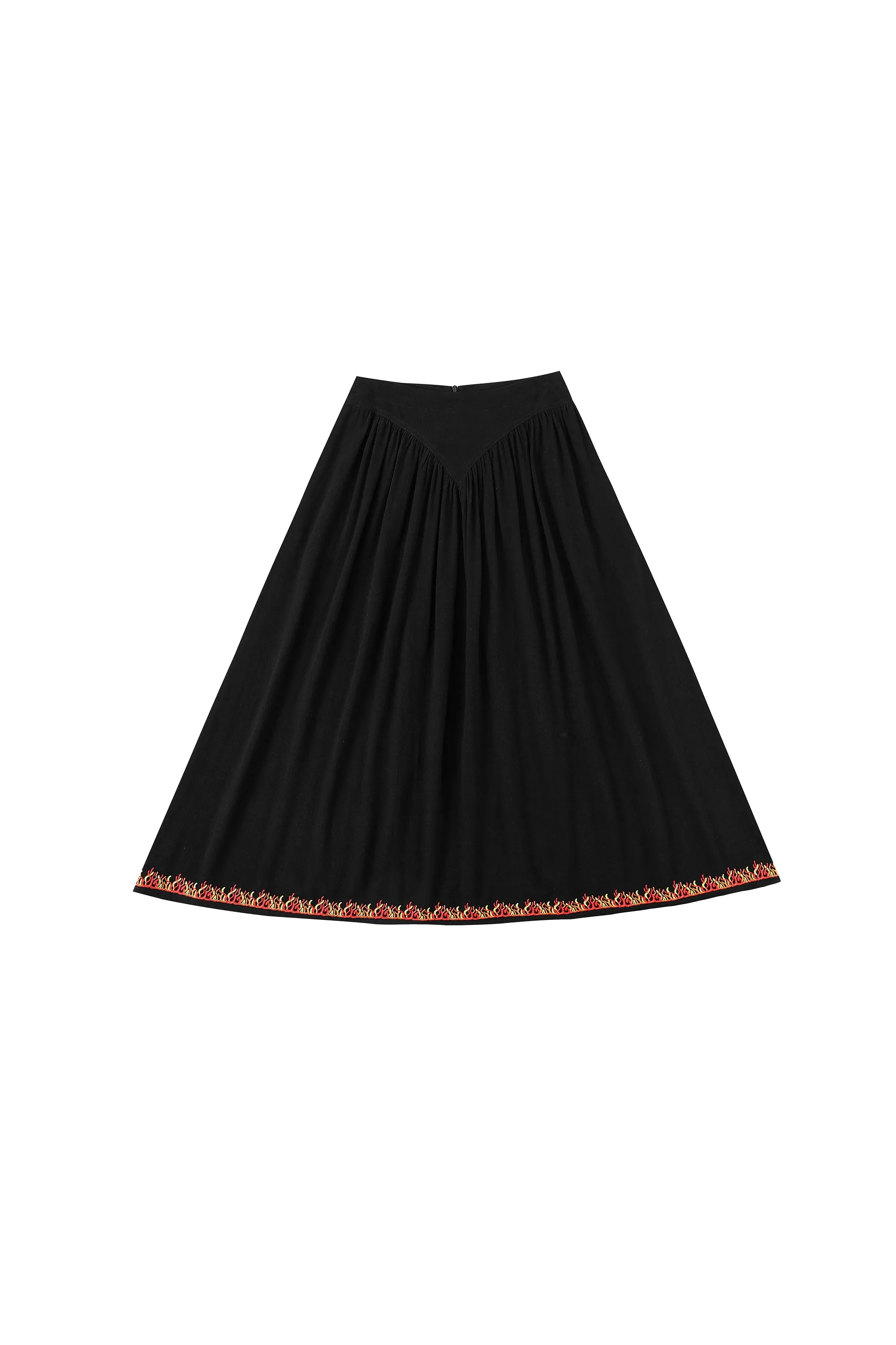 2 left - Park Linen Flaming Skirt Black sold by Fashion Brand Company product image thumbnail 3