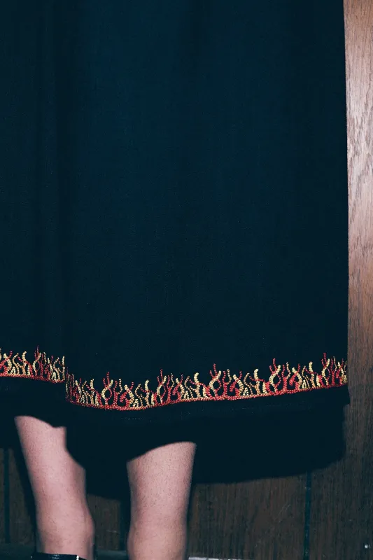 2 left - Park Linen Flaming Skirt Black sold by Fashion Brand Company