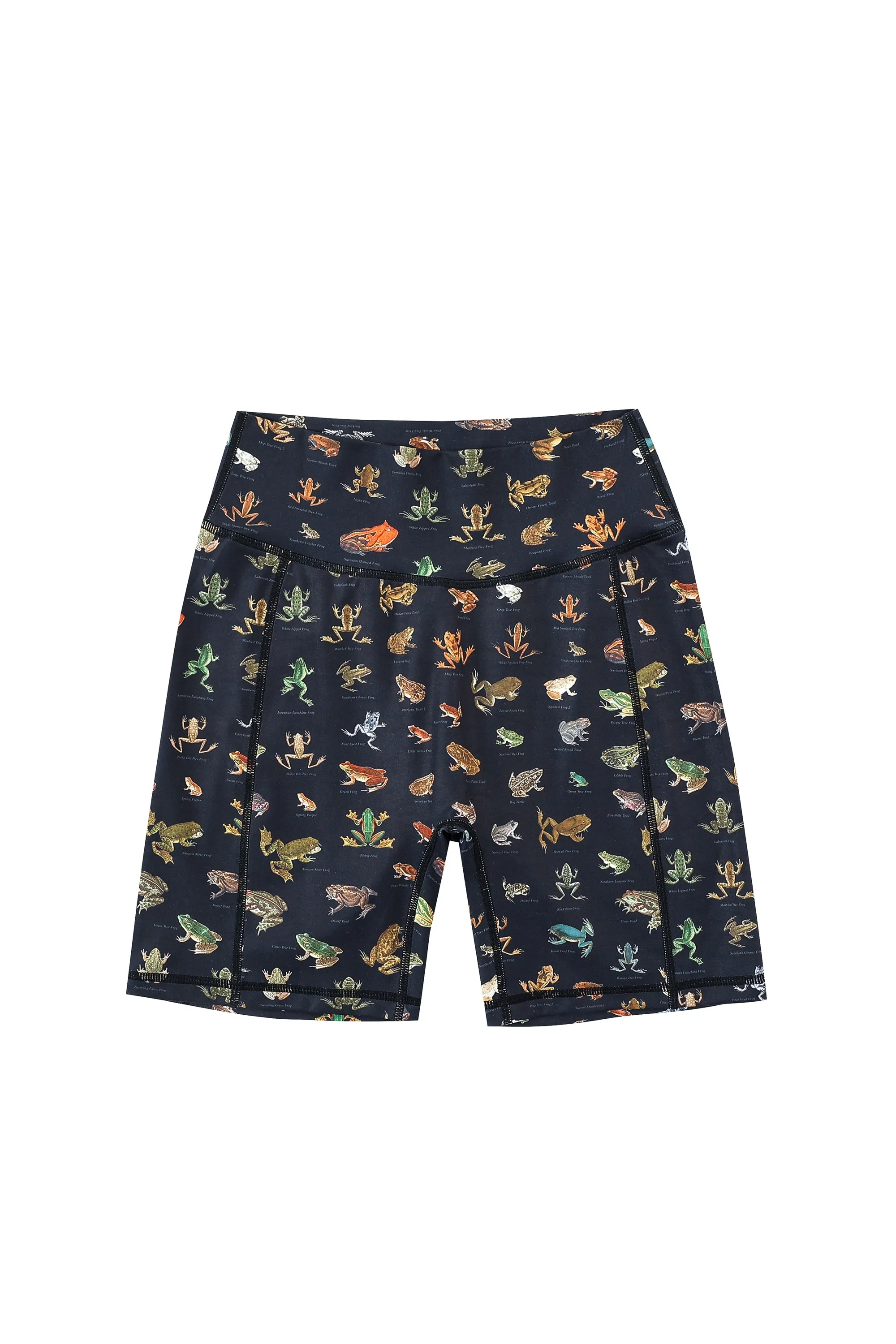 Yoga Shorts Favorite Frogs sold by Fashion Brand Company product image thumbnail 2