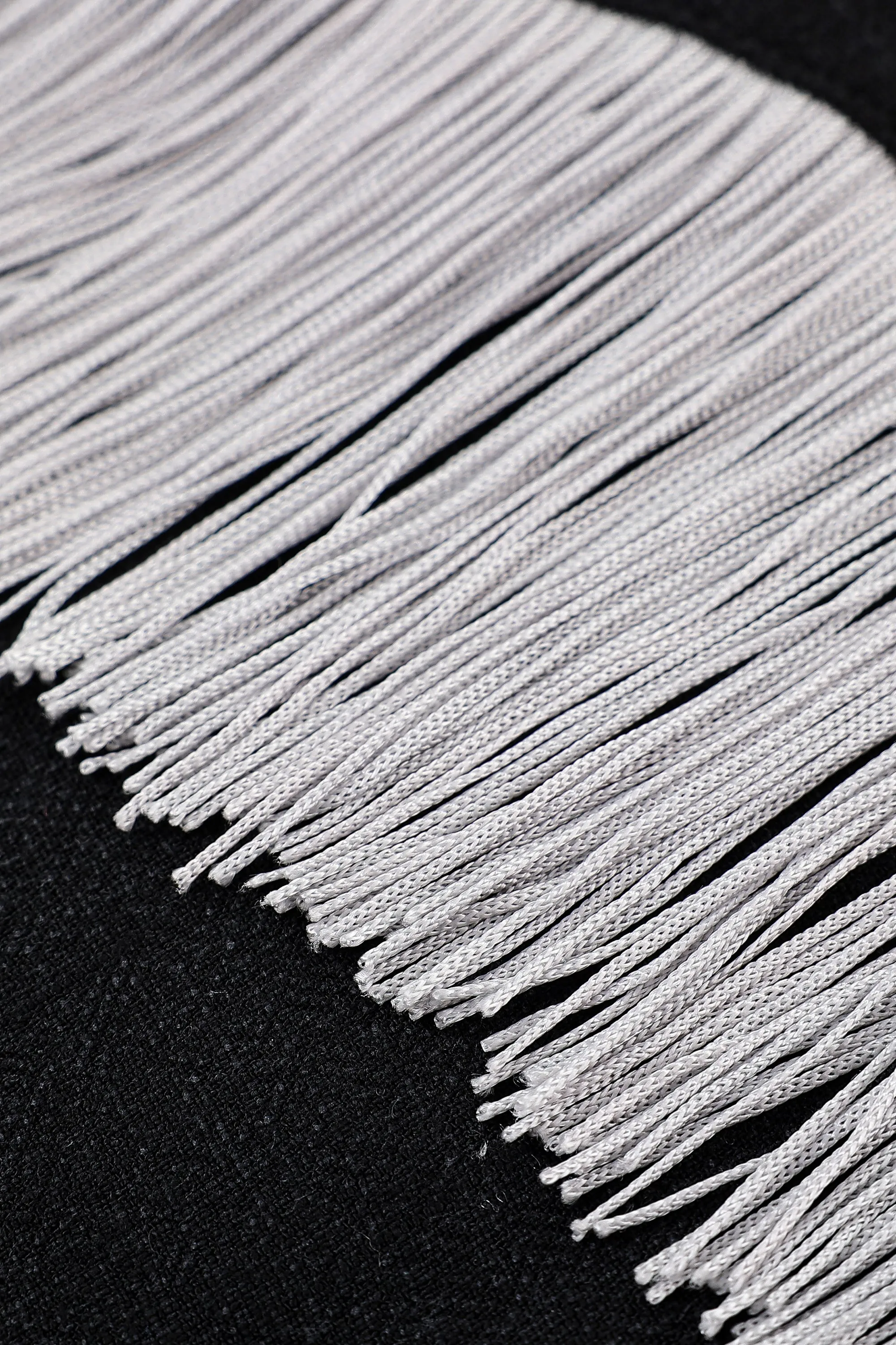 Soft Linen Pammy Fringe Blouse Black sold by Fashion Brand Company product image thumbnail 4