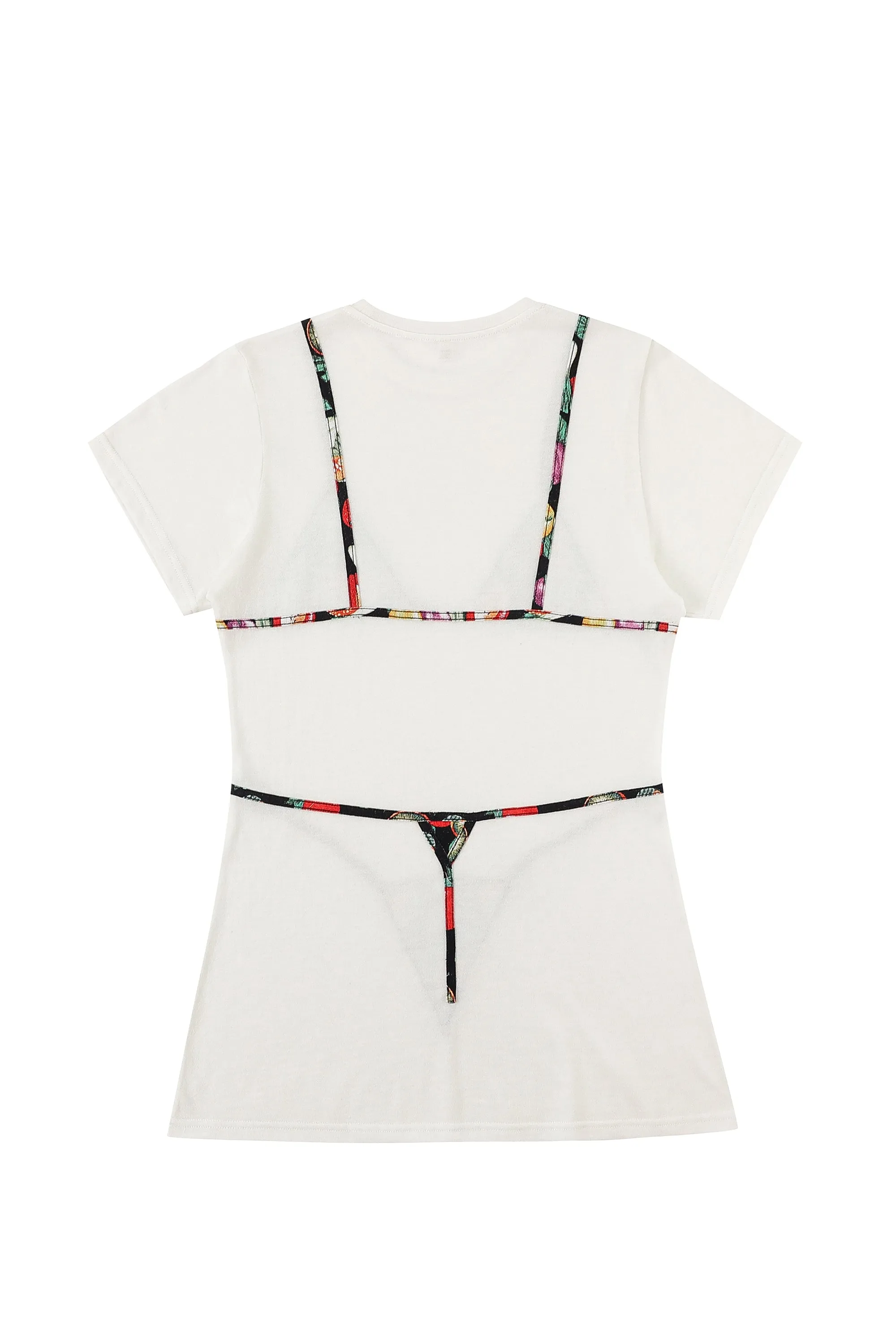 Bikini Bod T-Shirt Dress Vegetable Medley sold by Fashion Brand Company product image thumbnail 3