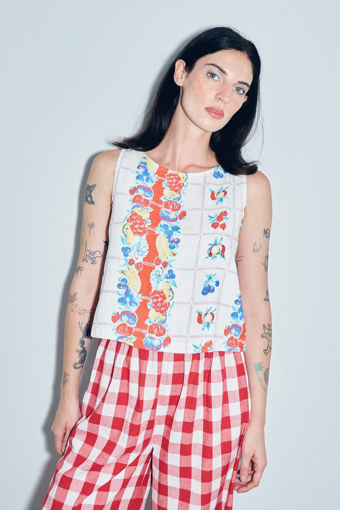 3 left - Shift Tank Soft Linen Fruity sold by Fashion Brand Company