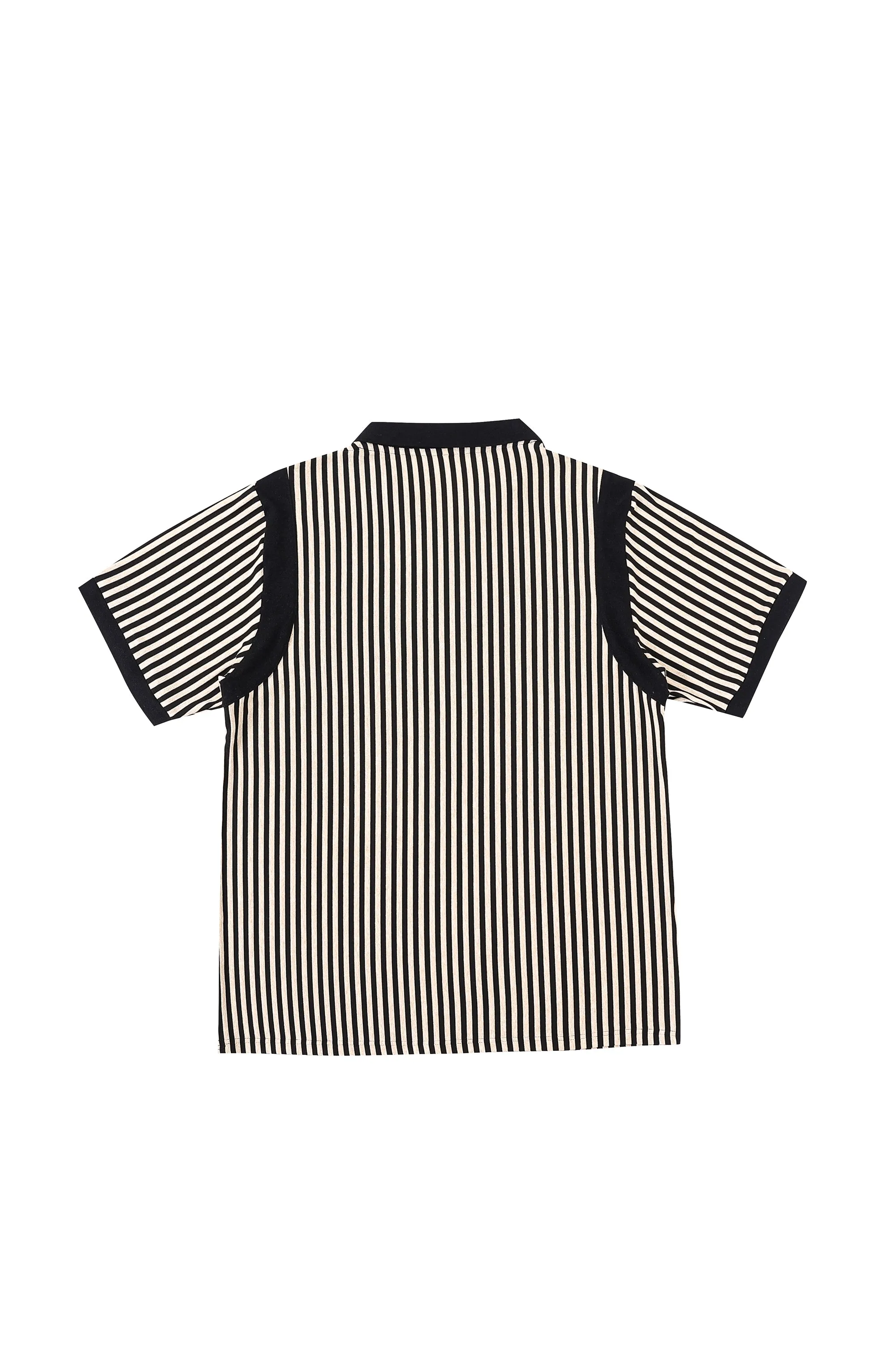 Unisex Sport Polo Cream Stripe sold by Fashion Brand Company product image thumbnail 5