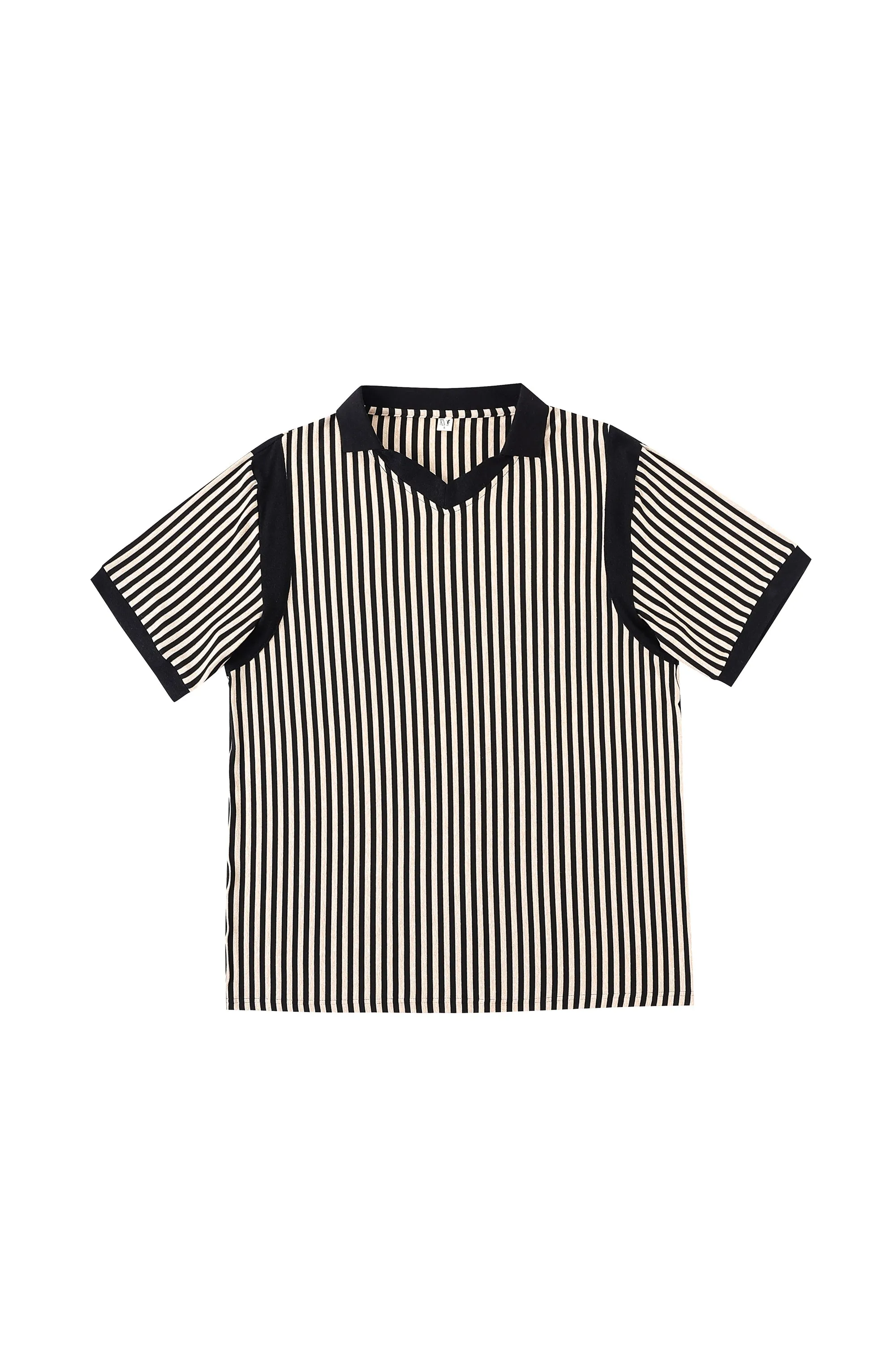 Unisex Sport Polo Cream Stripe sold by Fashion Brand Company product image thumbnail 2