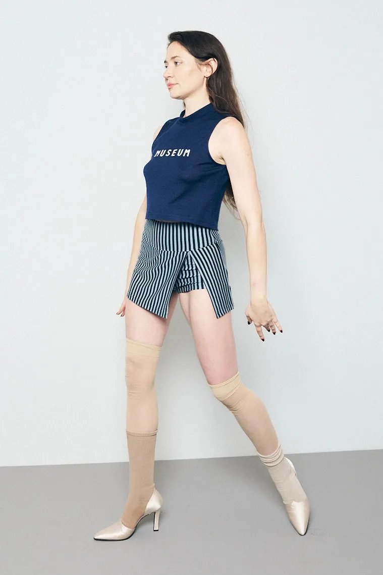 Mini Skort Blue Stripe sold by Fashion Brand Company product image thumbnail 4