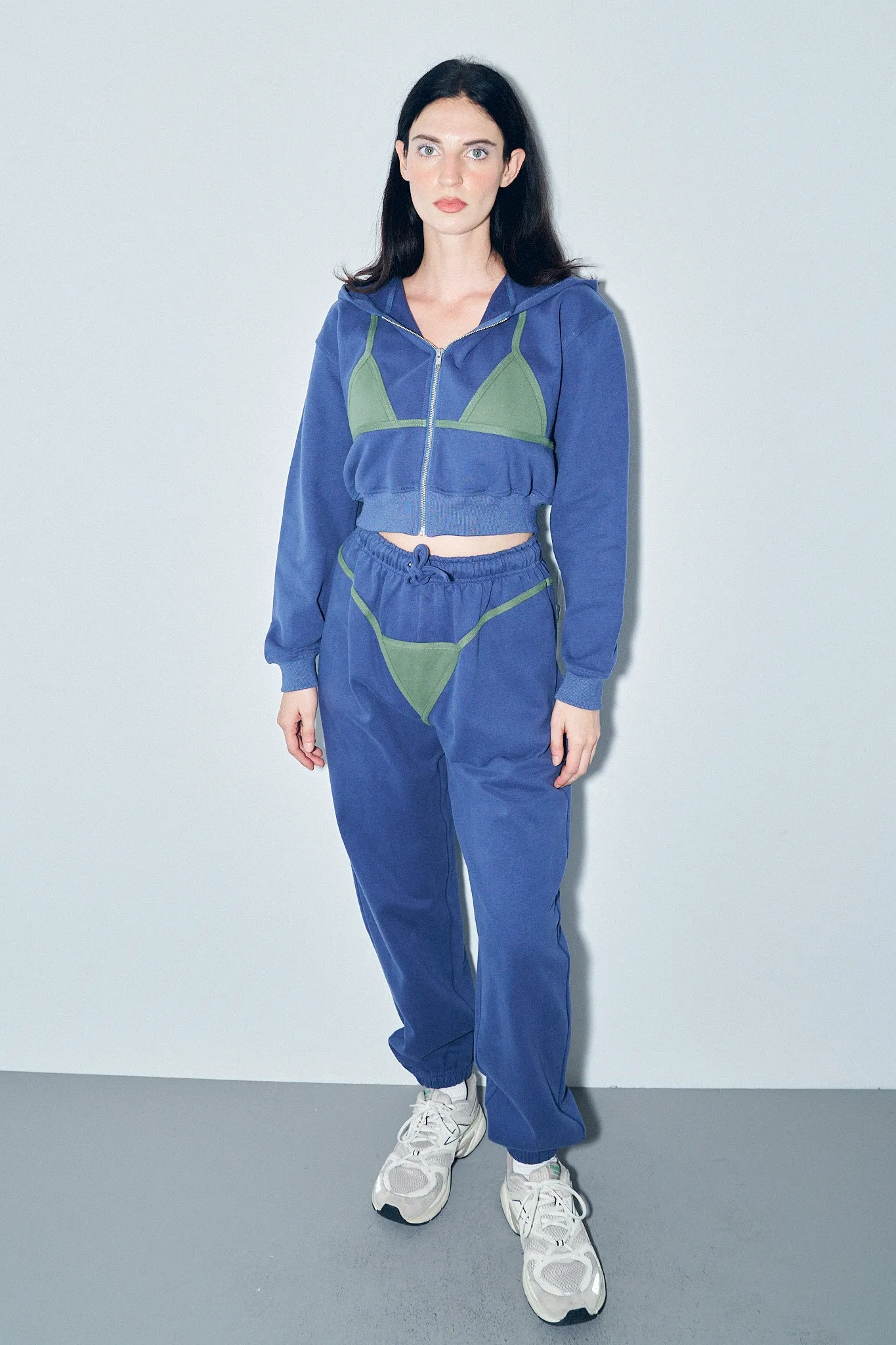 Bikini Bod Sweatpants Blue/Green sold by Fashion Brand Company product image thumbnail 3