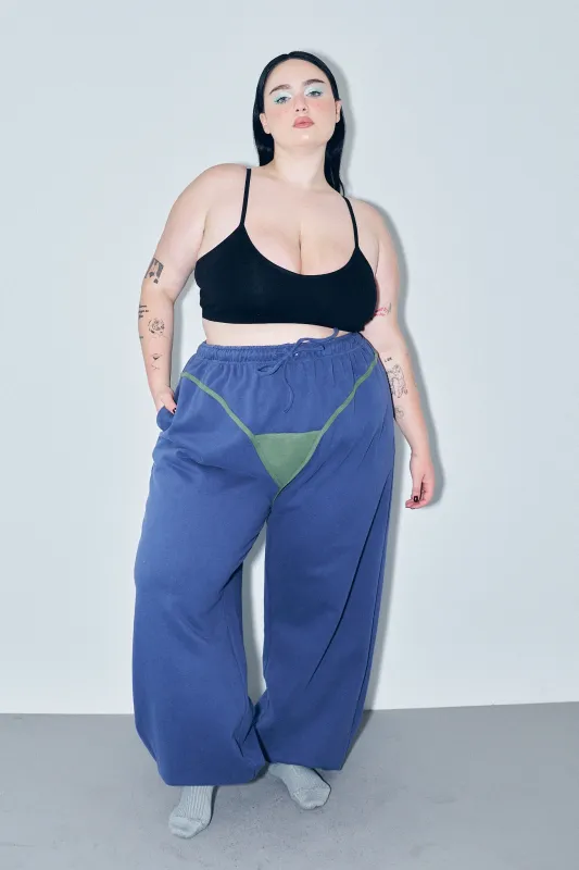Bikini Bod Sweatpants Blue/Green made by Fashion Brand Company