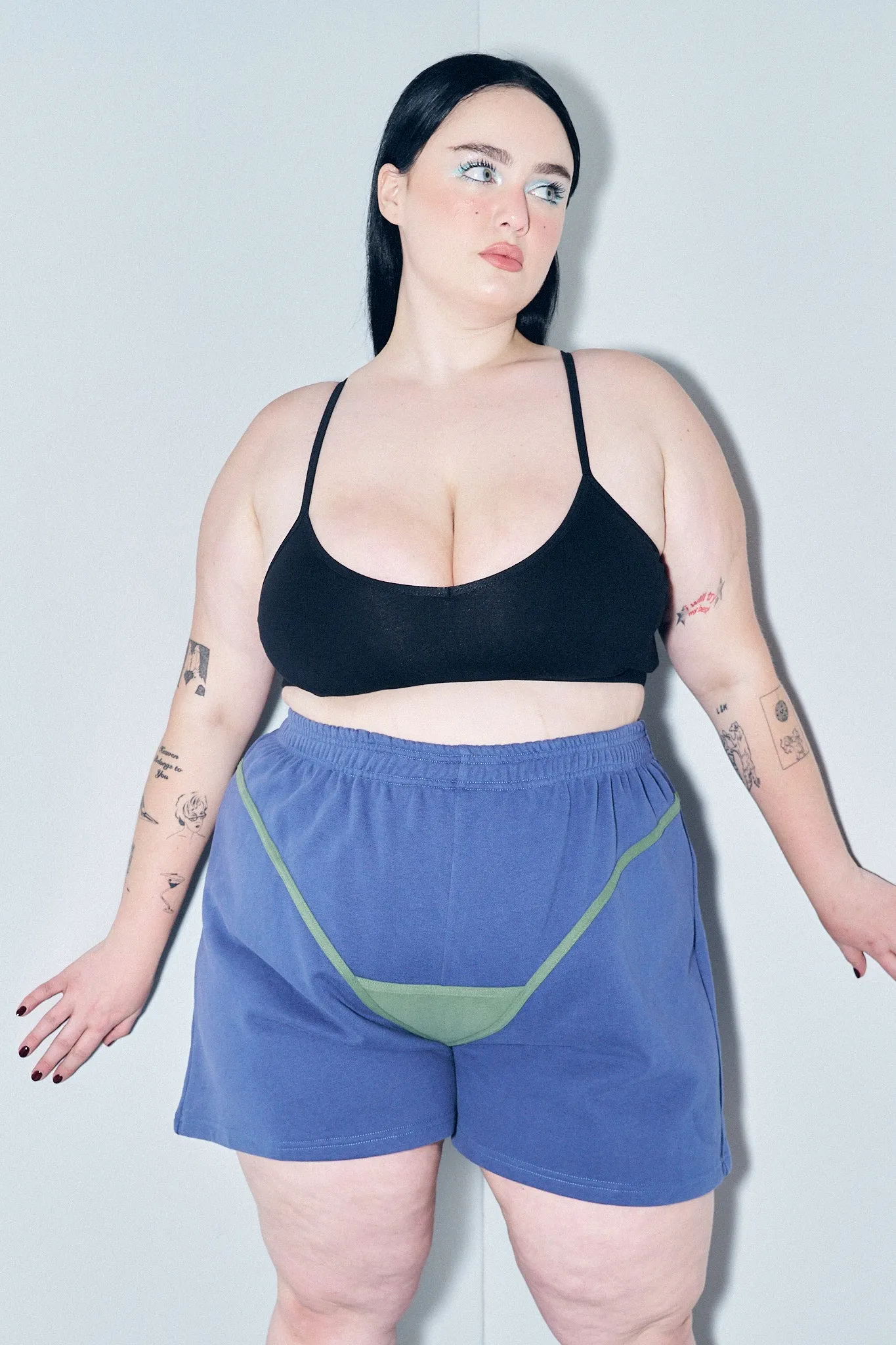 Bikini Bod Shorts Blue/Green sold by Fashion Brand Company product image thumbnail 5