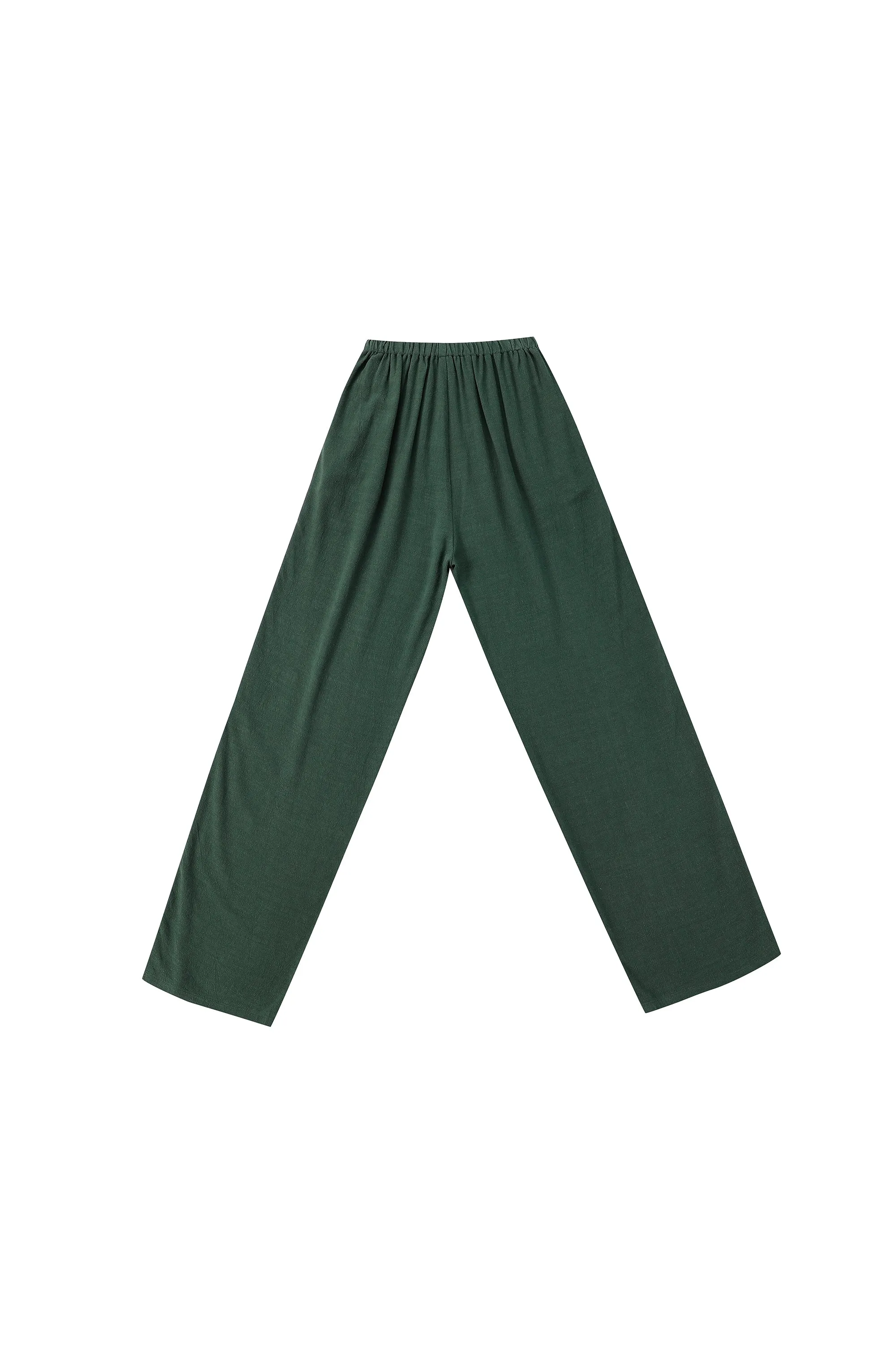 5 left - Lazy Pants Soft Linen Ric Rac Sporty Green/White sold by Fashion Brand Company product image thumbnail 5