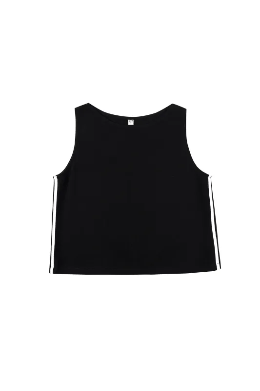 Shift Tank Soft Linen Sporty Spice Black sold by Fashion Brand Company