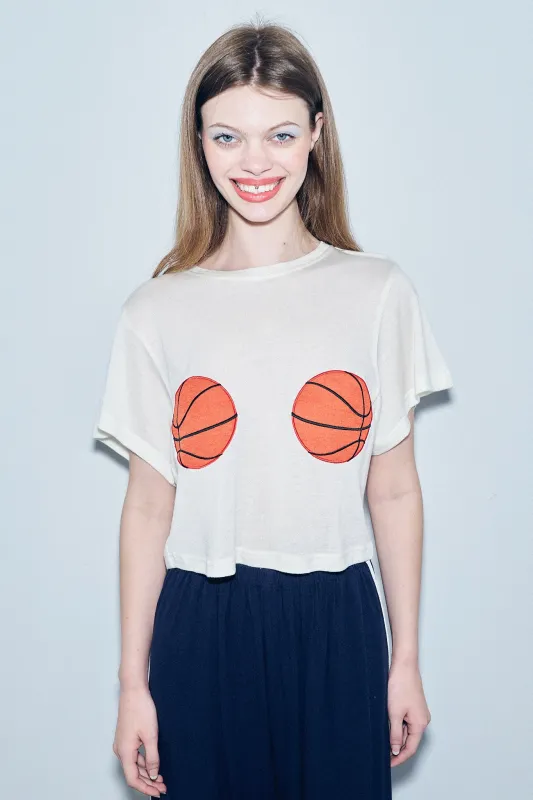 Basketball Boobs Wool Blend Tommy Tee made by Fashion Brand Company